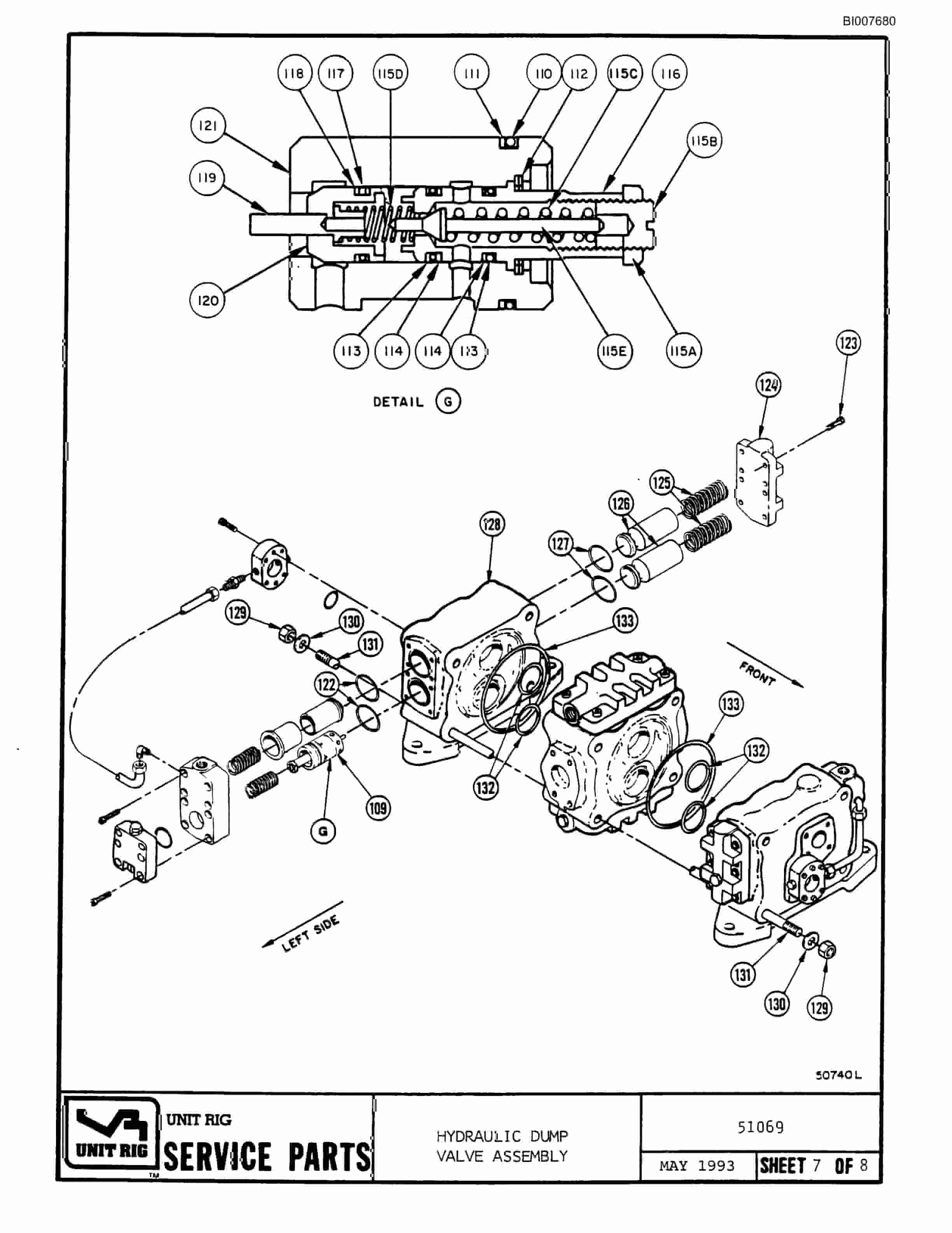 Bucyrus MT-4000 Parts Catalog BI007680-4