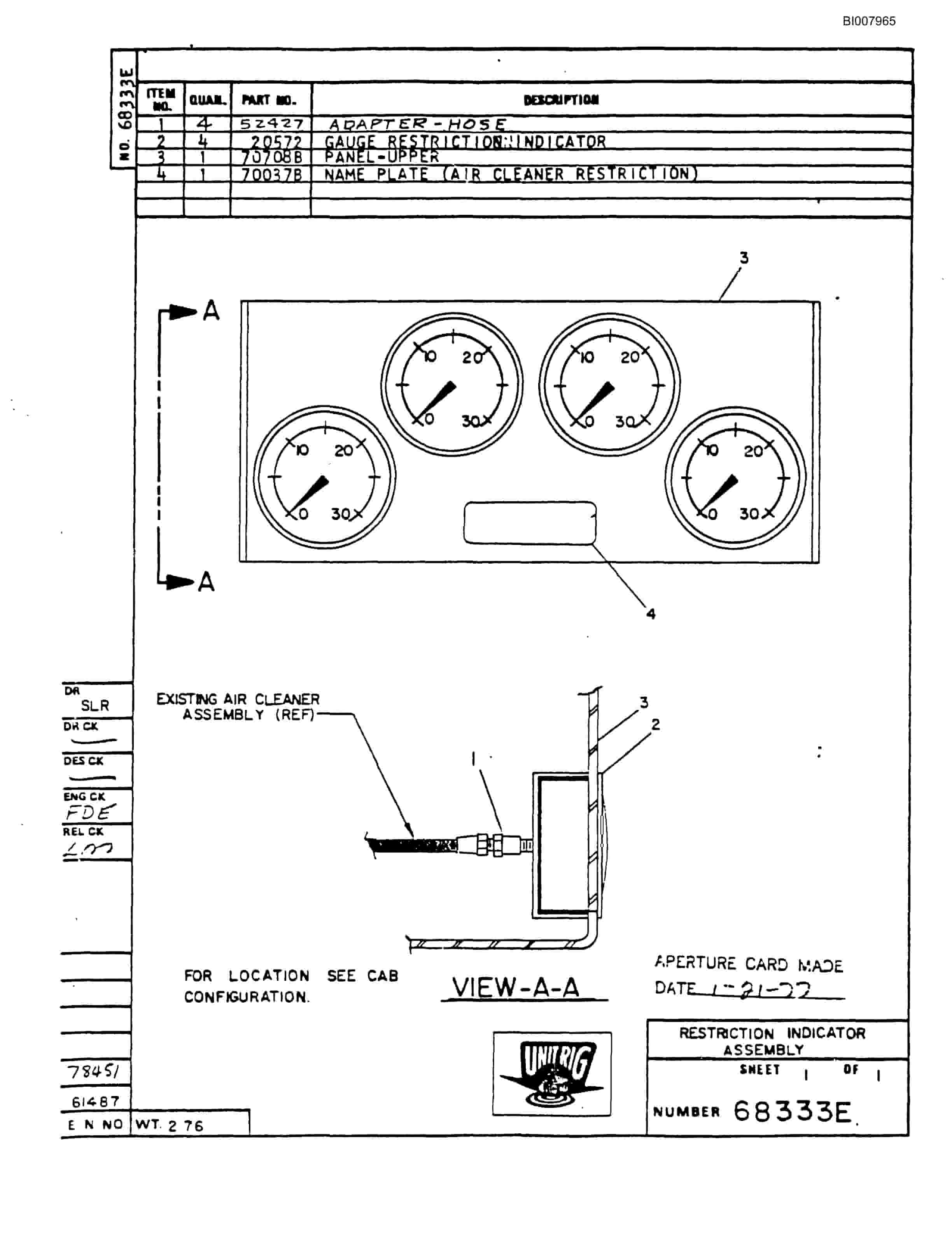 Bucyrus MT-4000 Parts Catalog BI007965-2