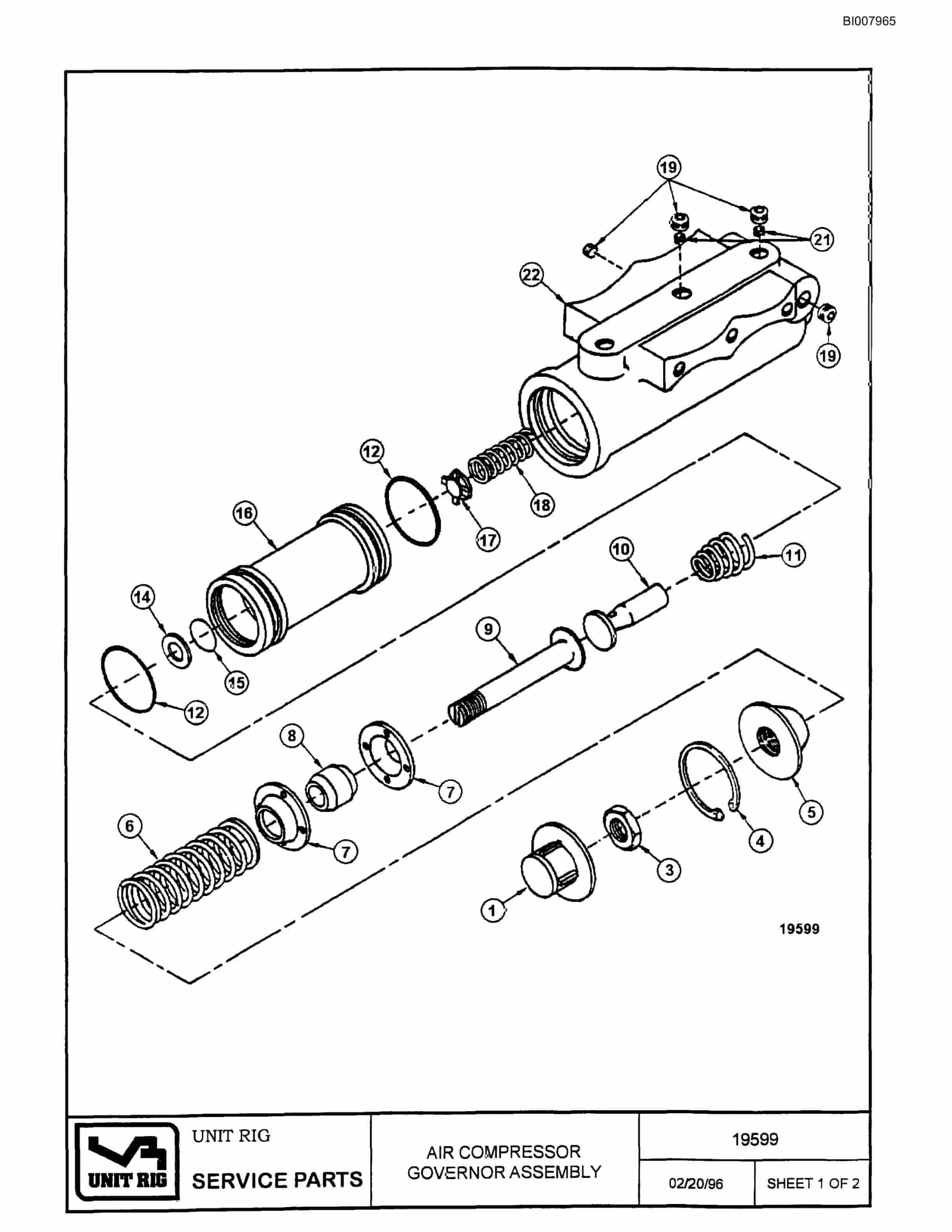 Bucyrus MT-4000 Parts Catalog BI007965-3