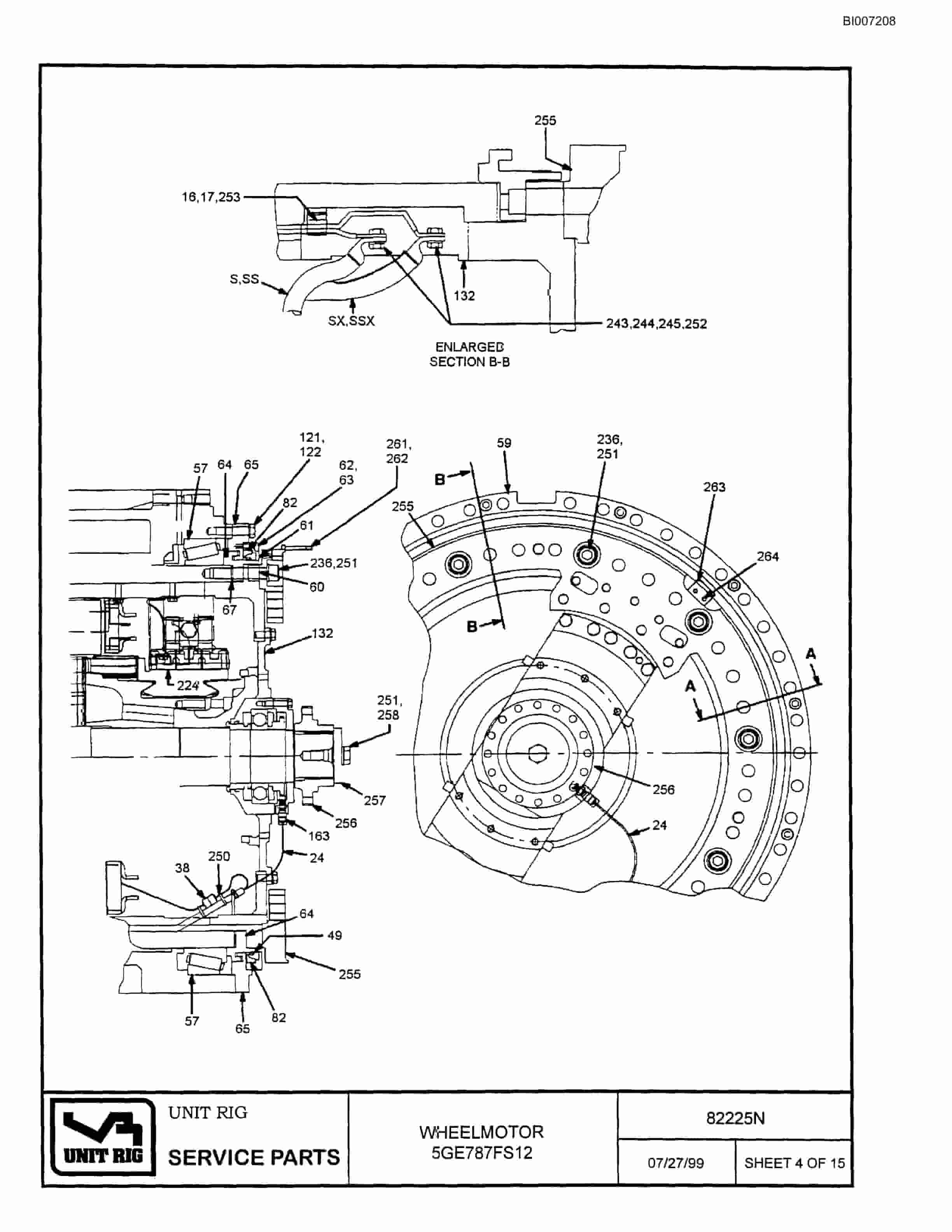 Bucyrus MT-4400 Parts Catalog BI007208-5