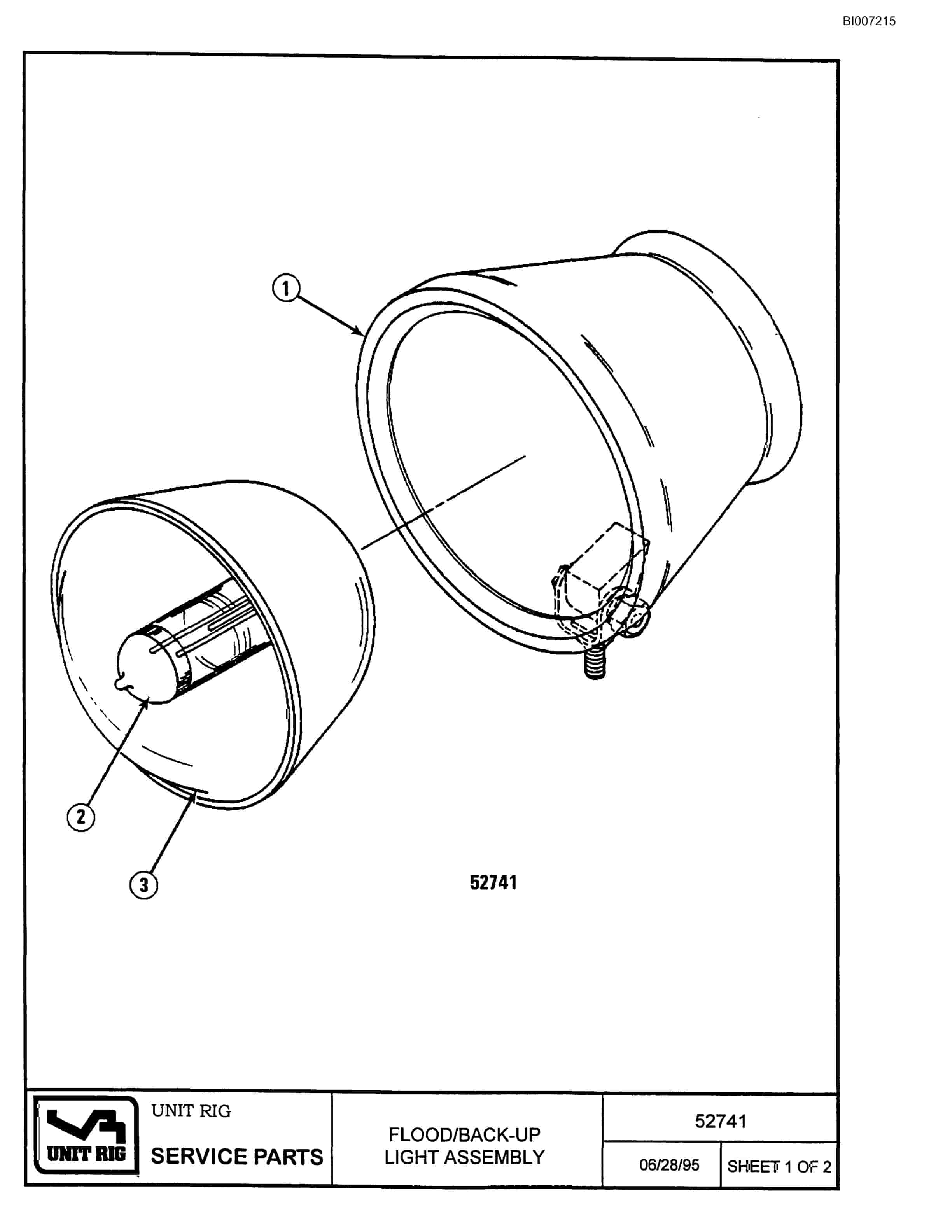 Bucyrus MT-4400 Parts Catalog BI007215-3
