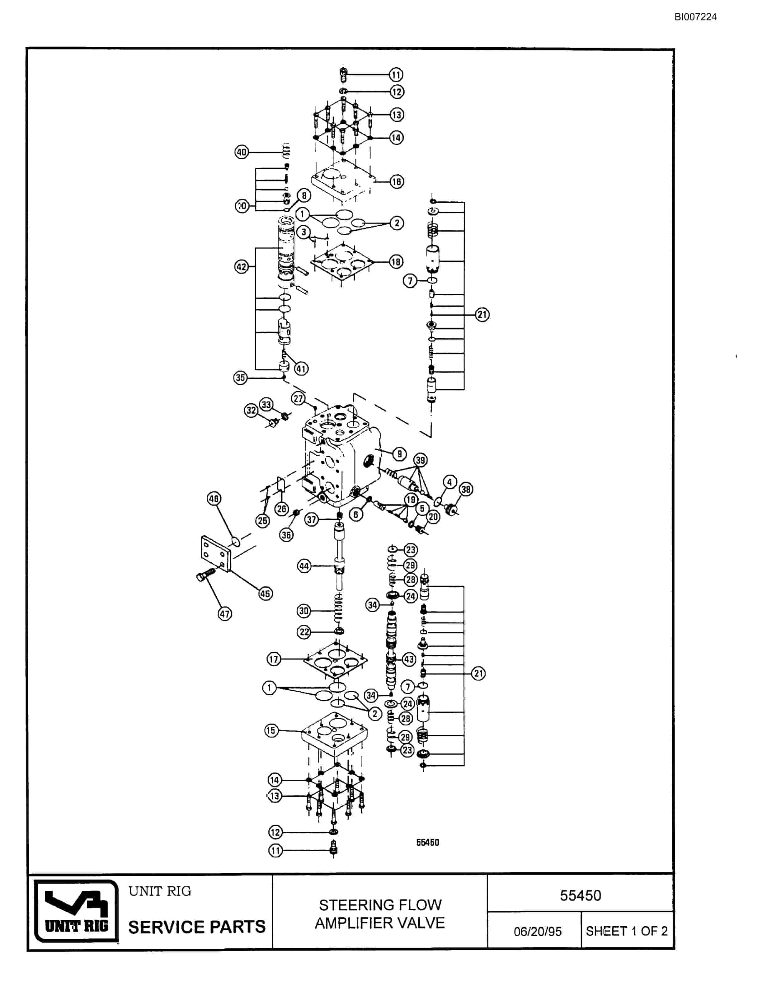 Bucyrus MT-4400 Parts Catalog BI007224-3