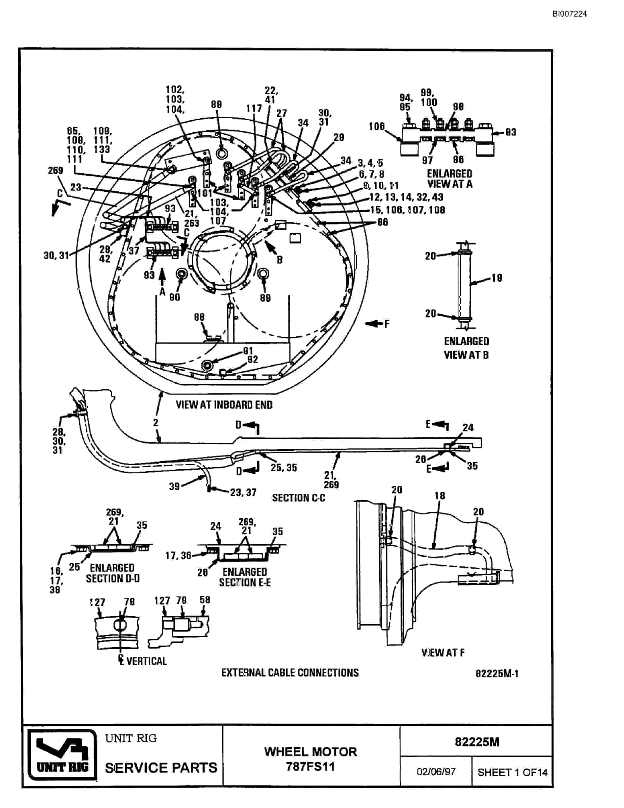 Bucyrus MT-4400 Parts Catalog BI007224-5