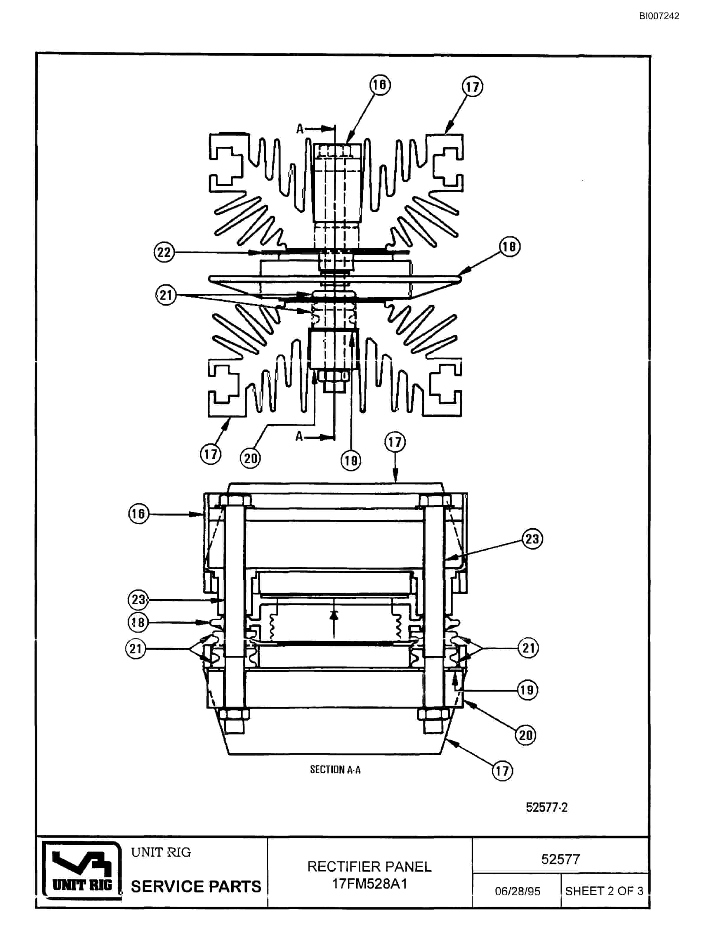 Bucyrus MT-4400 Parts Catalog BI007242-3