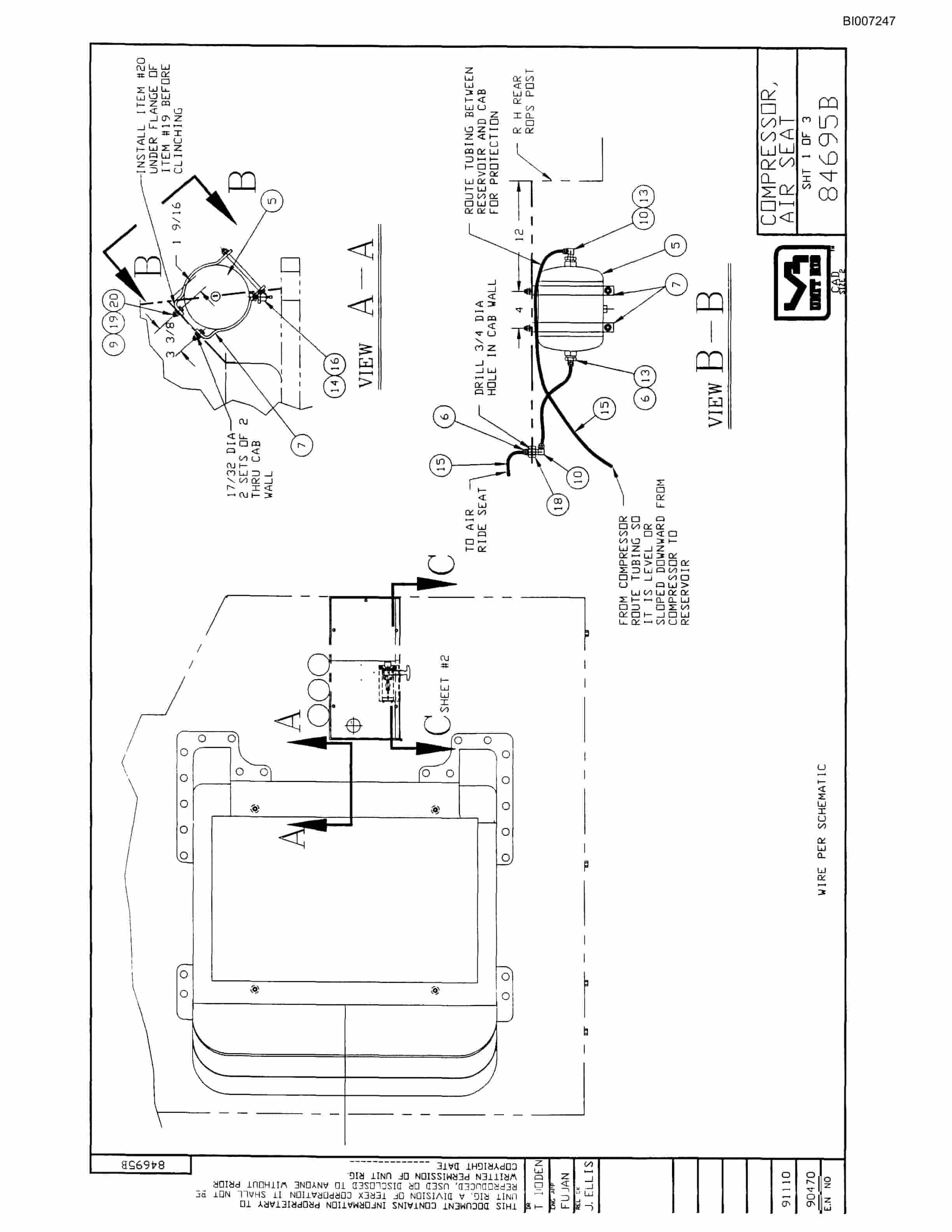 Bucyrus MT-4400 Parts Catalog BI007247-2