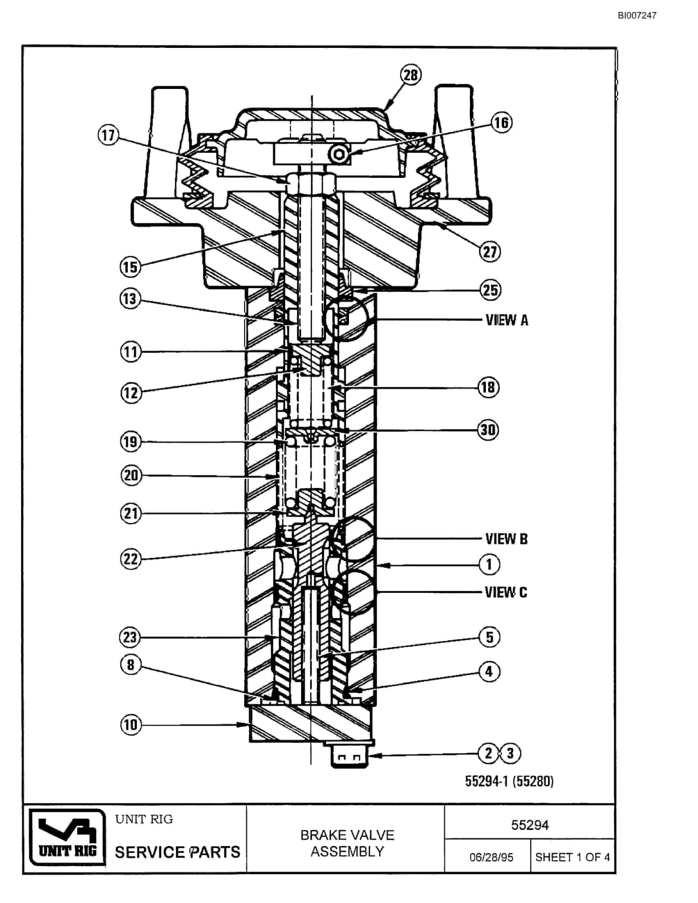 Bucyrus MT-4400 Parts Catalog BI007247-3