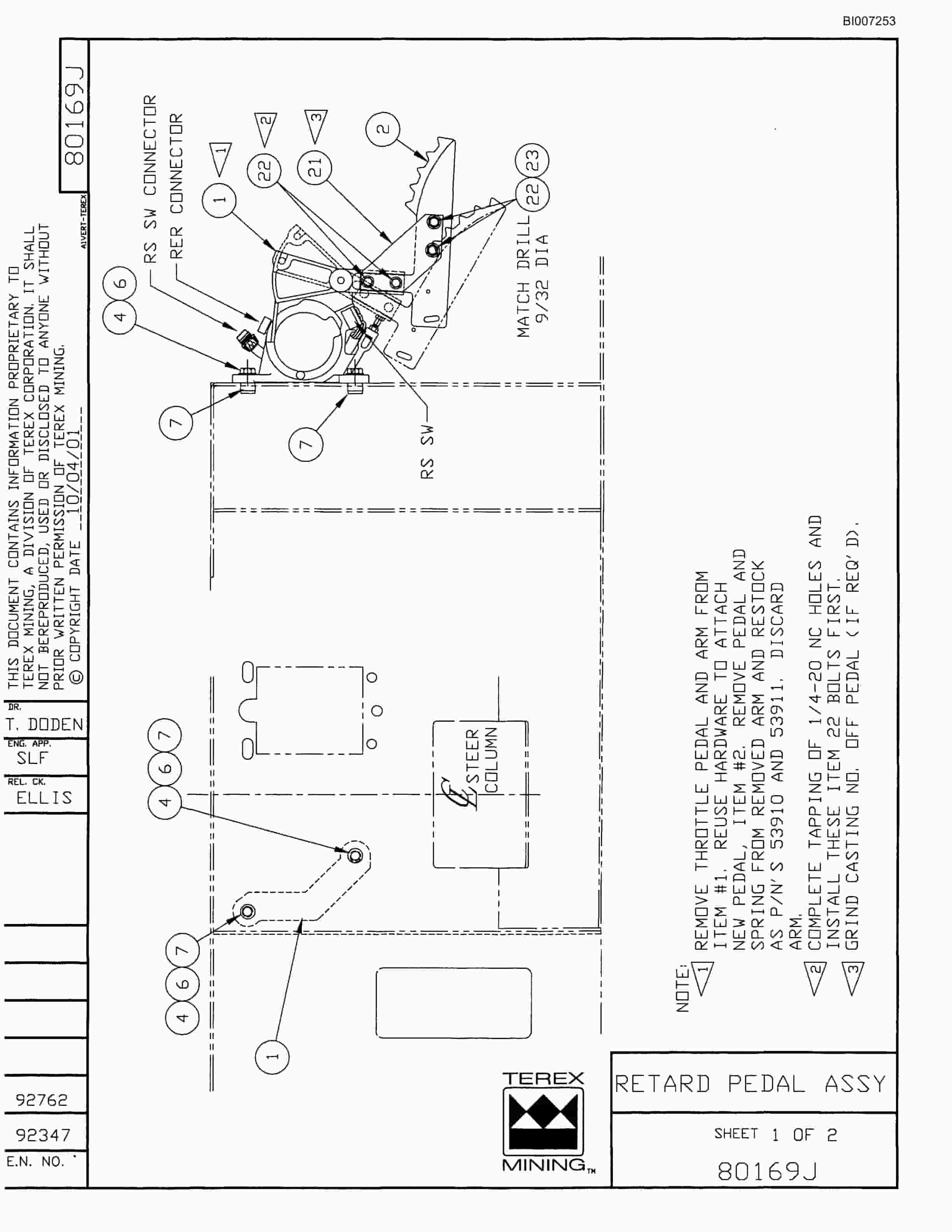 Bucyrus MT-4400 Parts Catalog BI007253-2