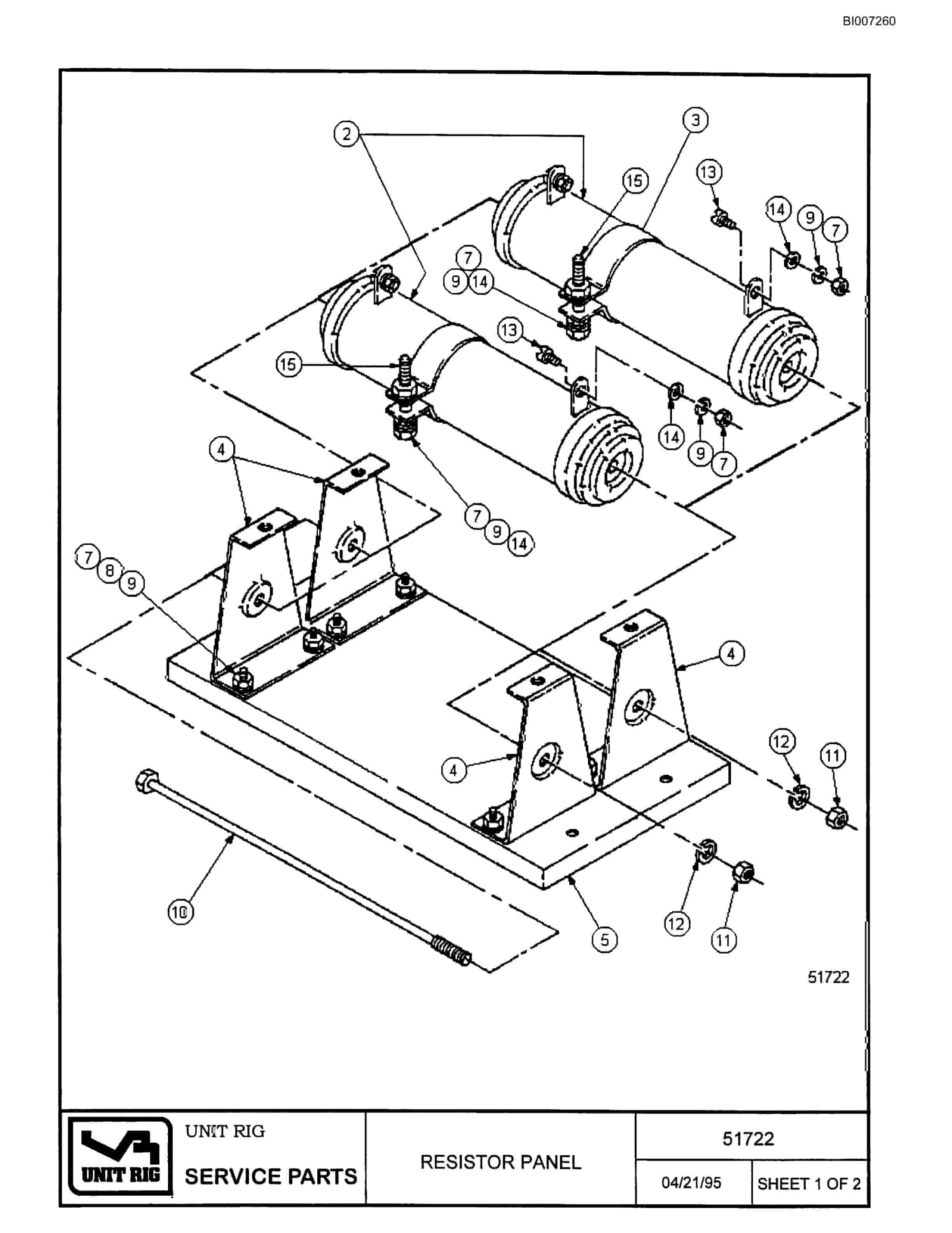 Bucyrus MT-4400 Parts Catalog BI007260-3