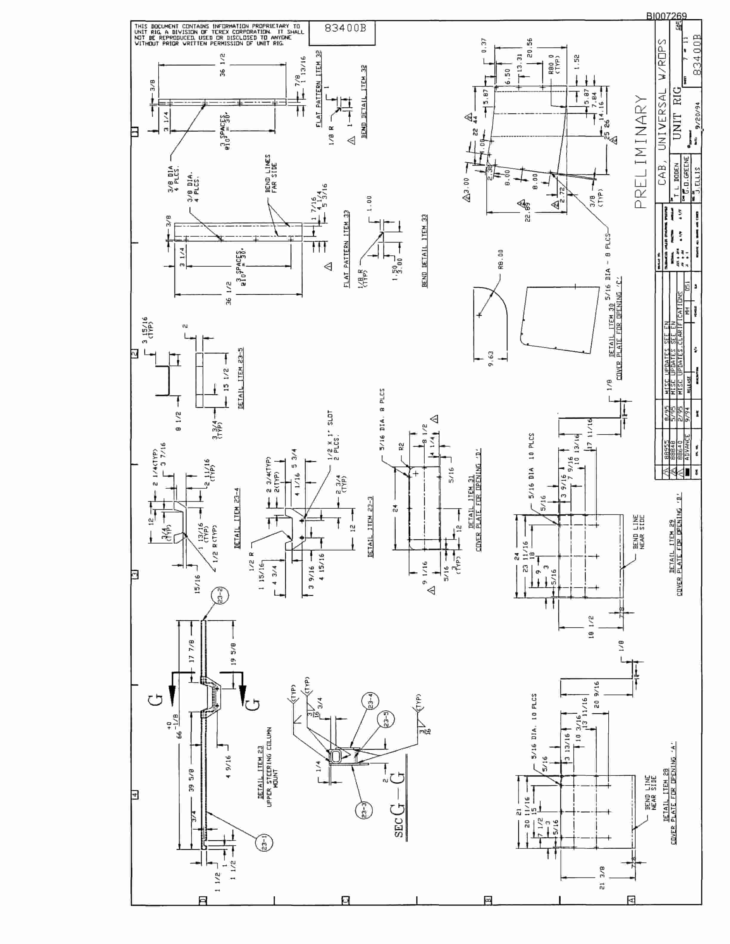 Bucyrus MT-4400 Parts Catalog BI007269-2