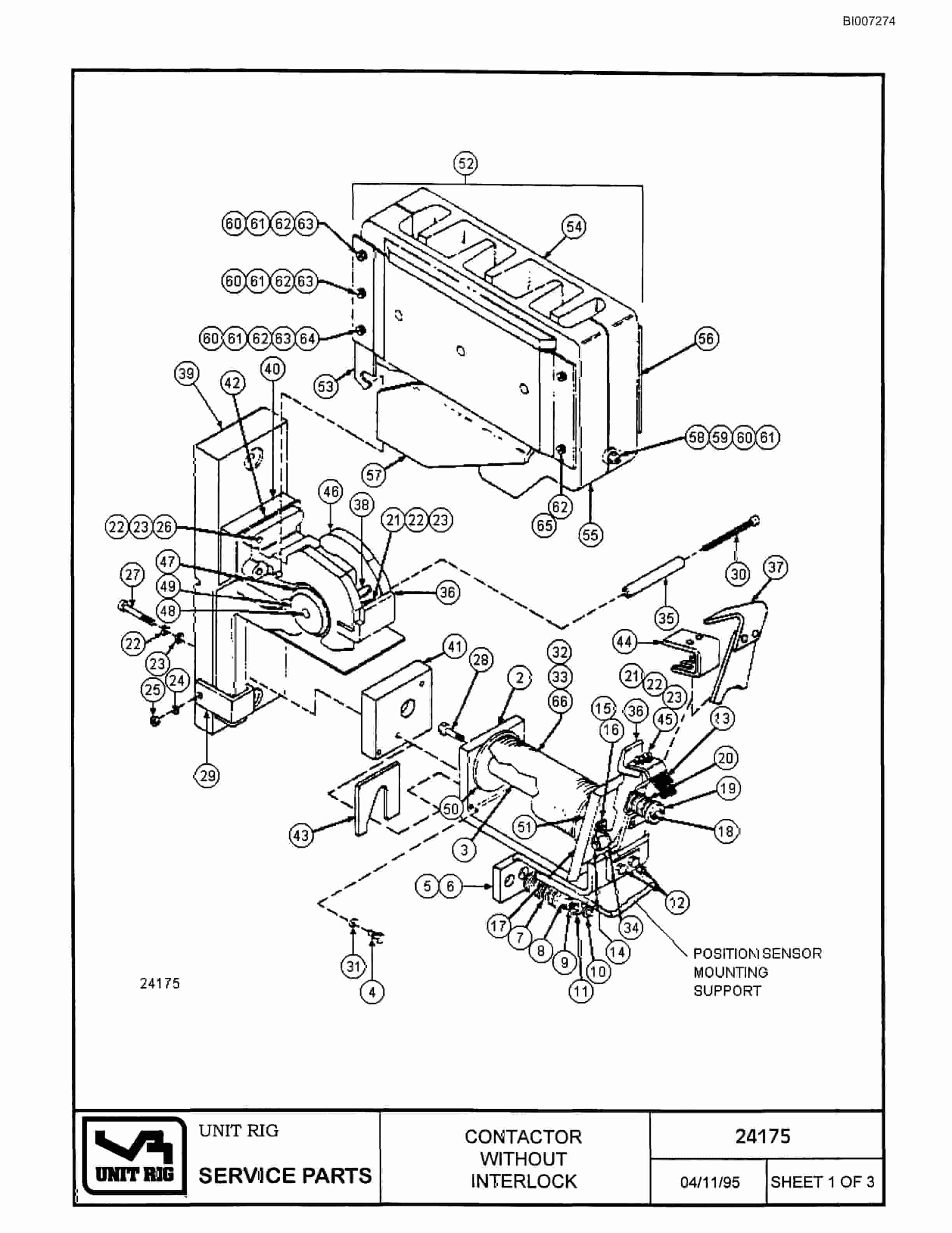 Bucyrus MT-4400 Parts Catalog BI007274-3