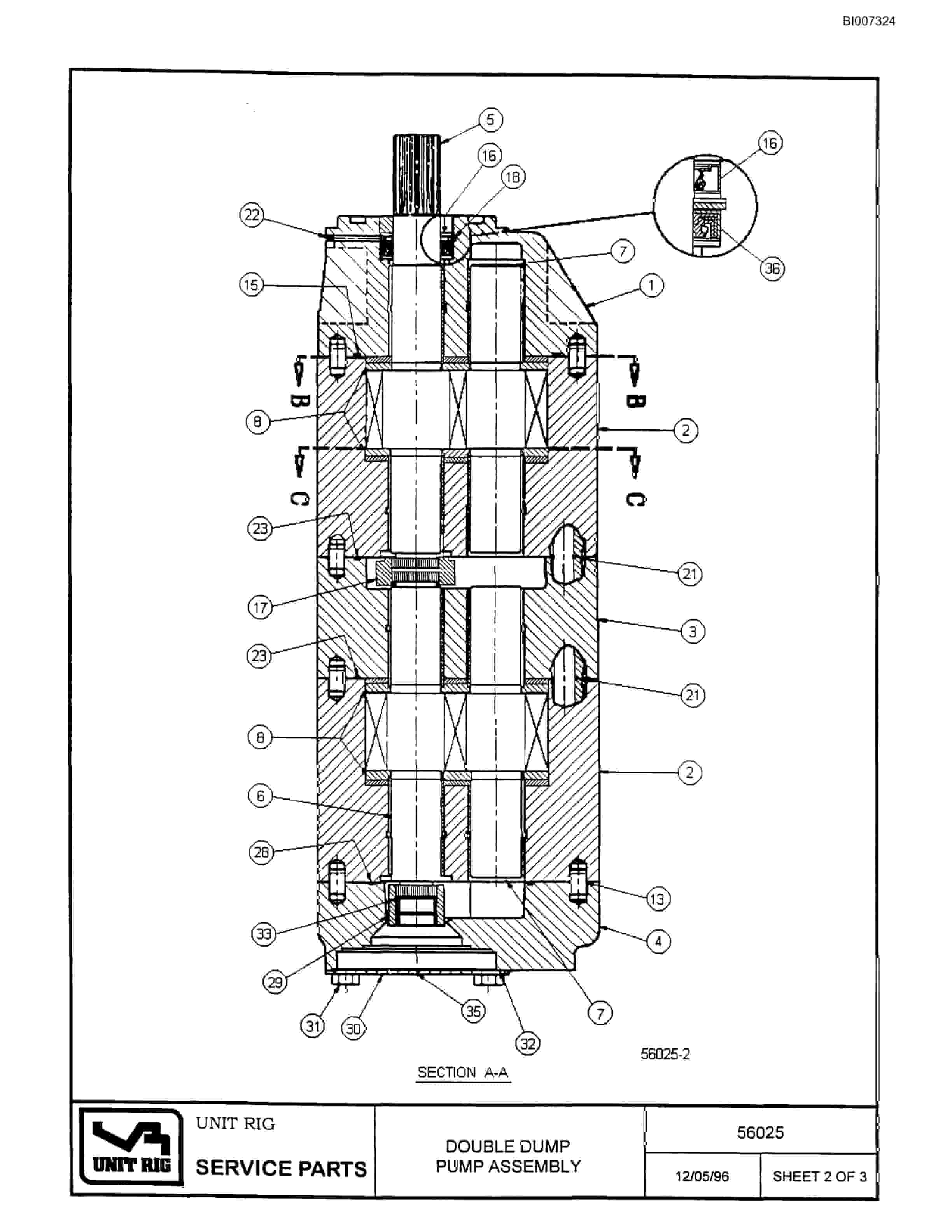 Bucyrus MT-4400 Parts Catalog BI007324-5