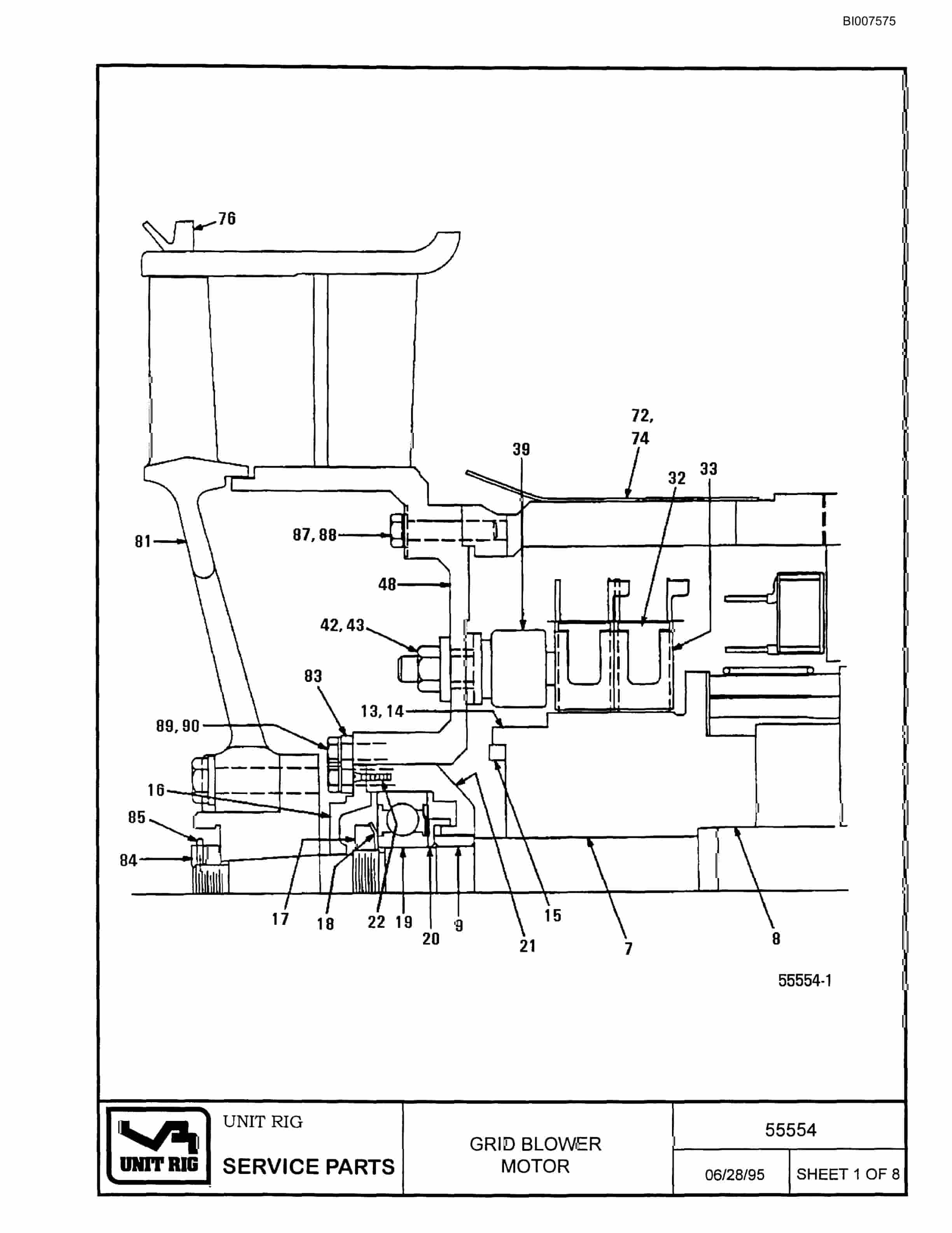 Bucyrus MT-4400 Parts Catalog BI007575-3