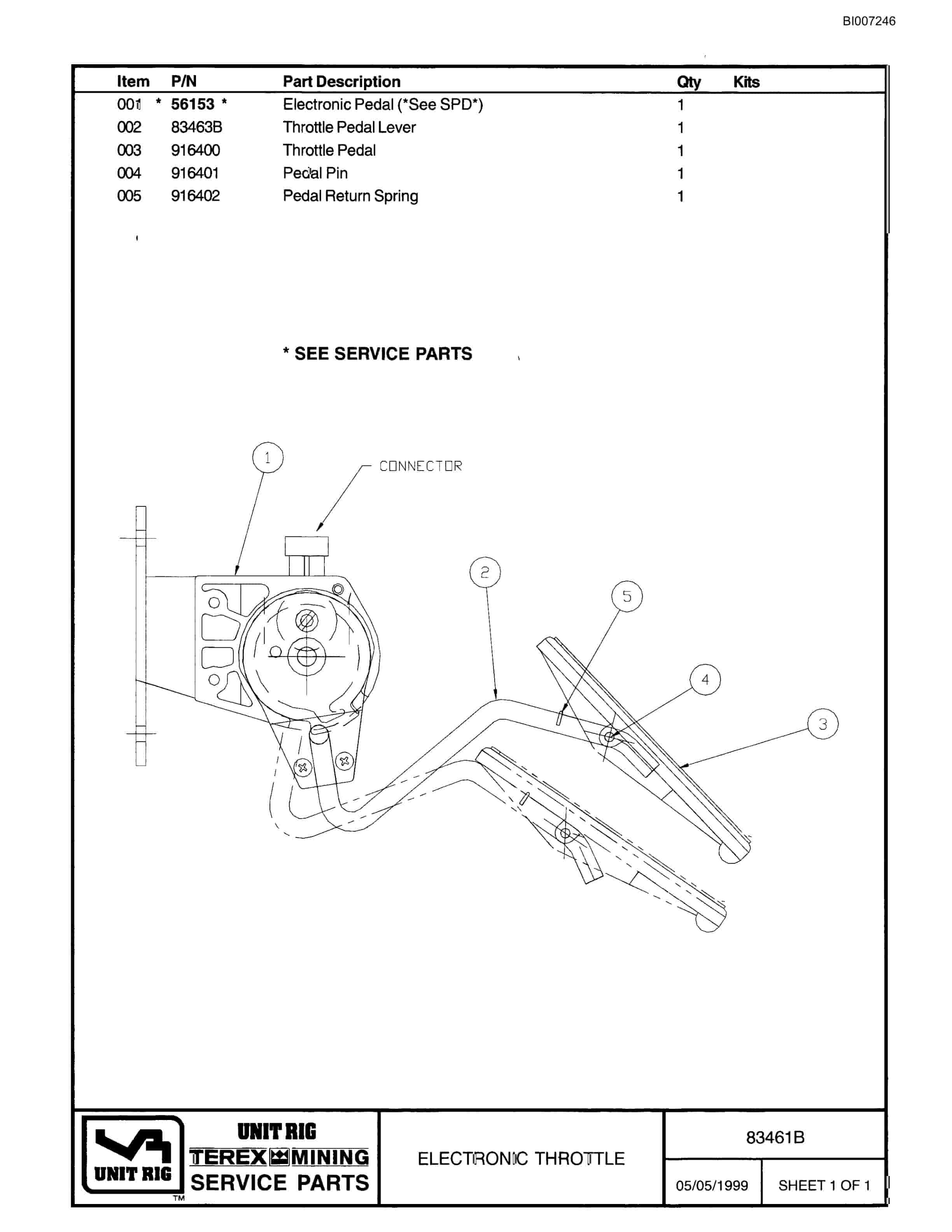 Bucyrus MT-4400AC Parts Catalog BI007246-5