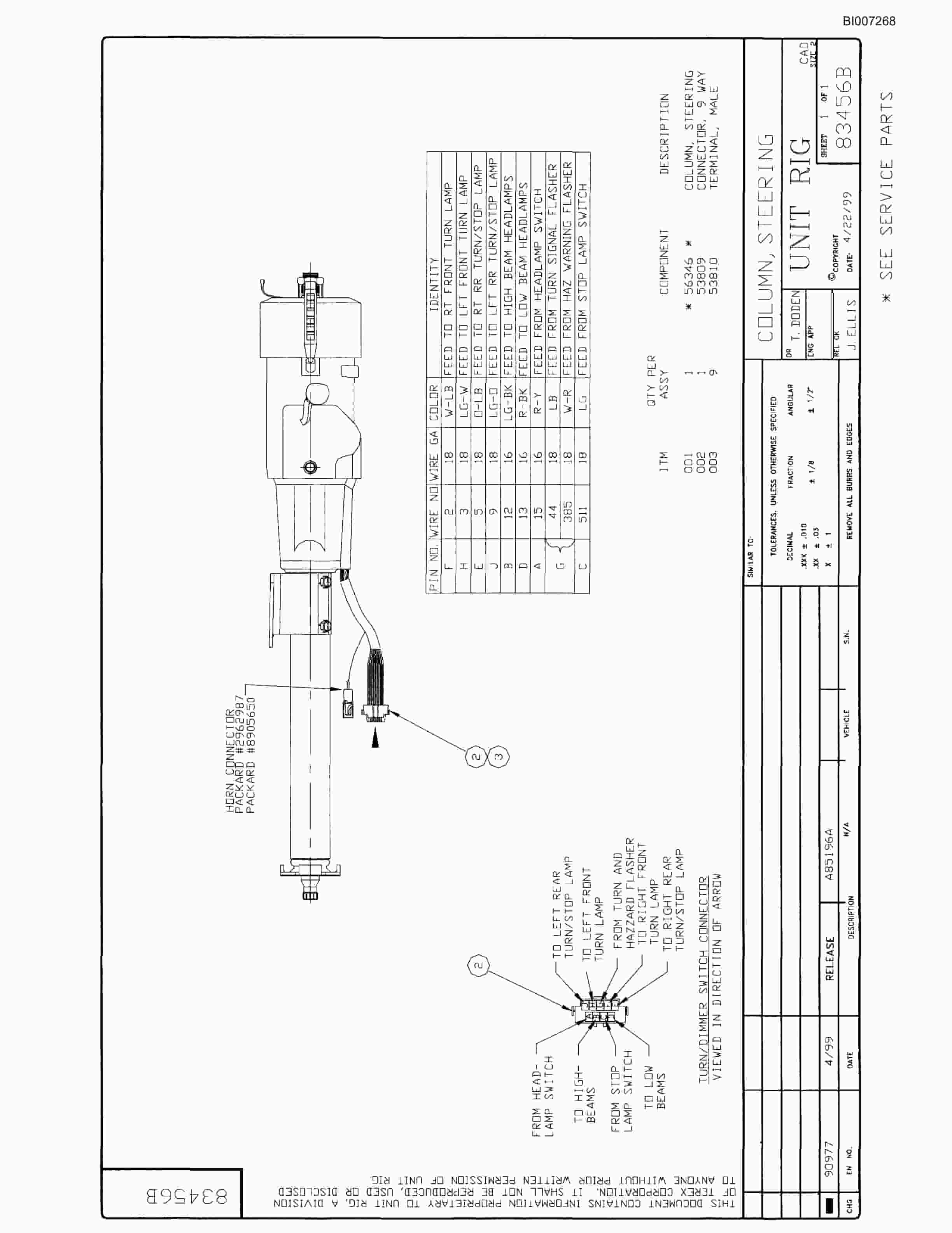 Bucyrus MT-4400AC Parts Catalog BI007268-5