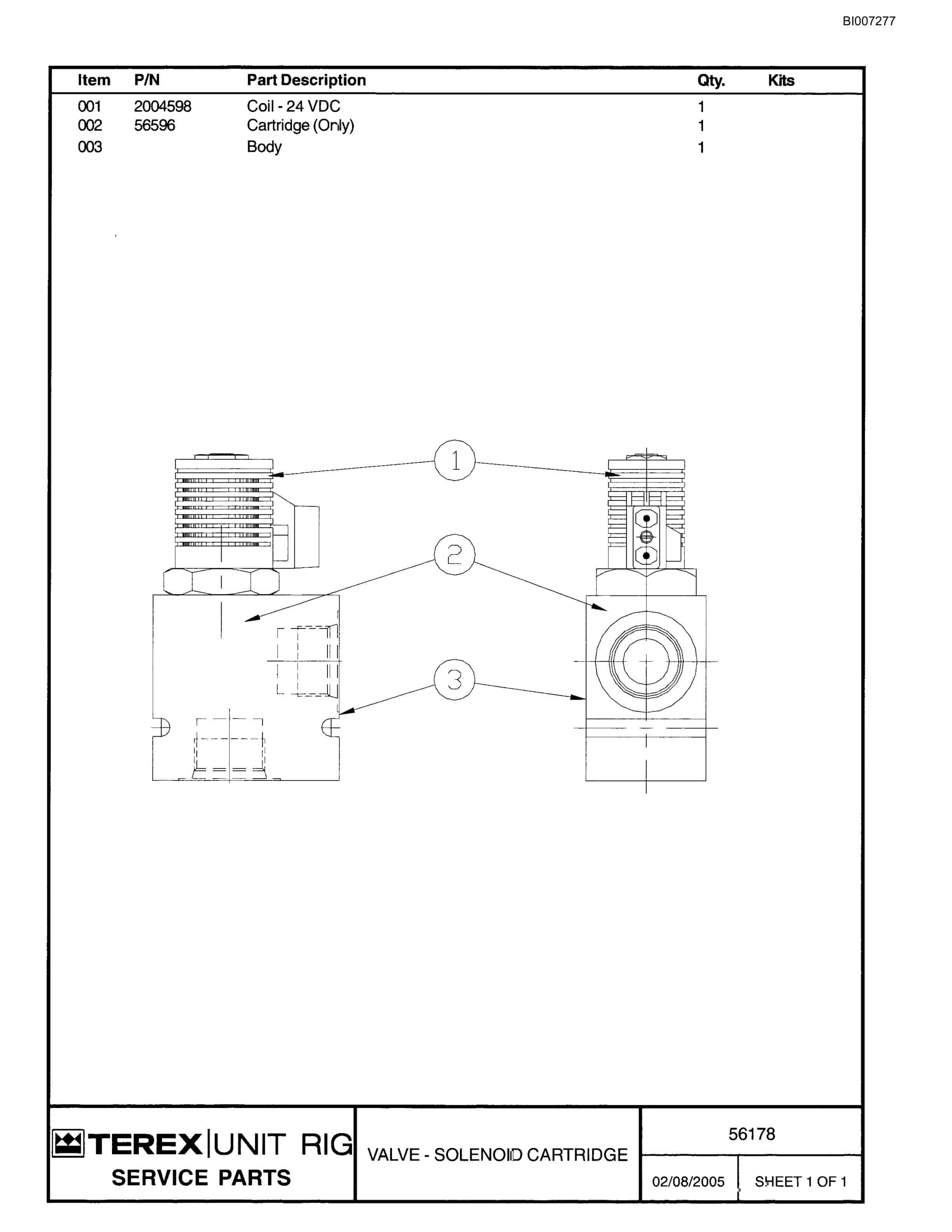 Bucyrus MT-4400AC Parts Catalog BI007277-4