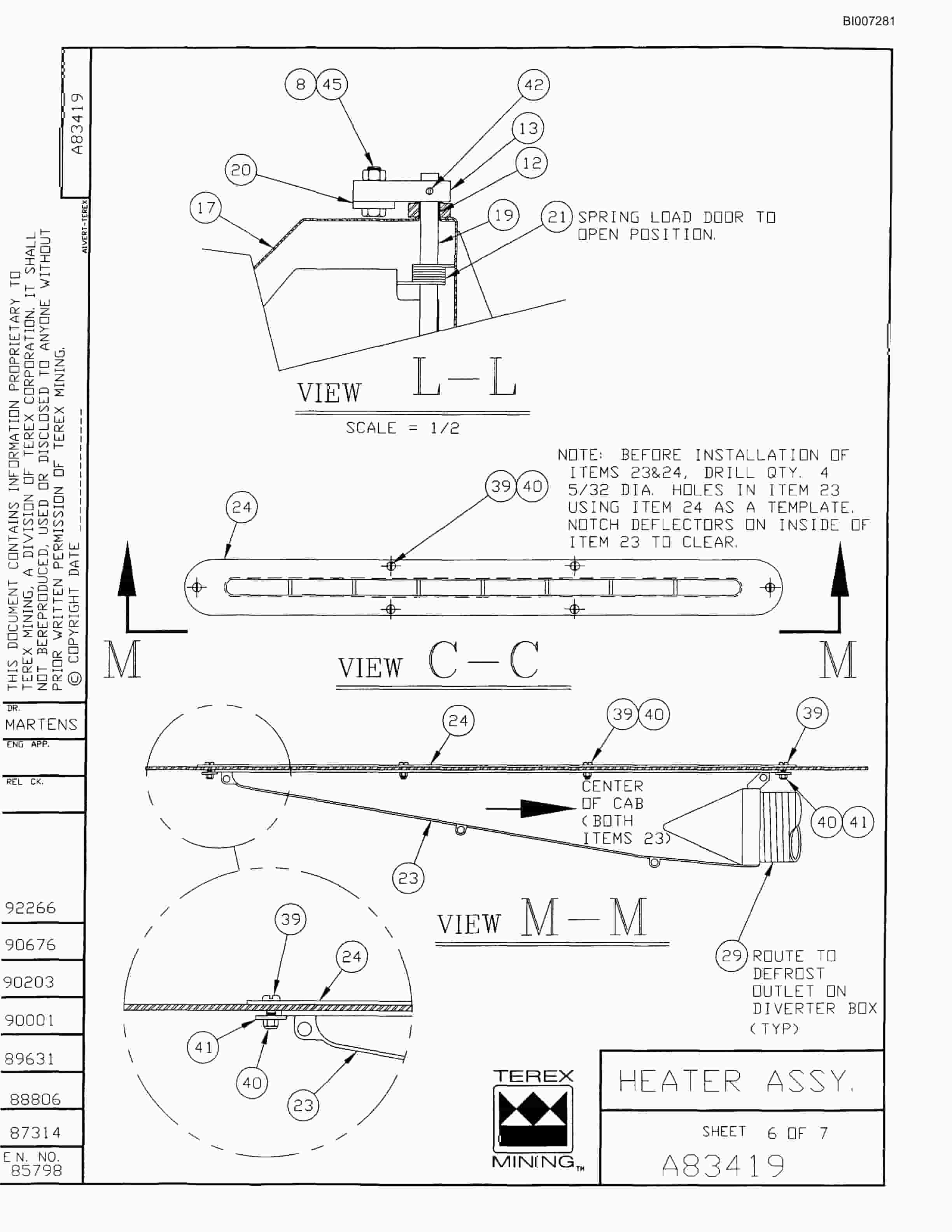 Bucyrus MT-4400AC Parts Catalog BI007281-2