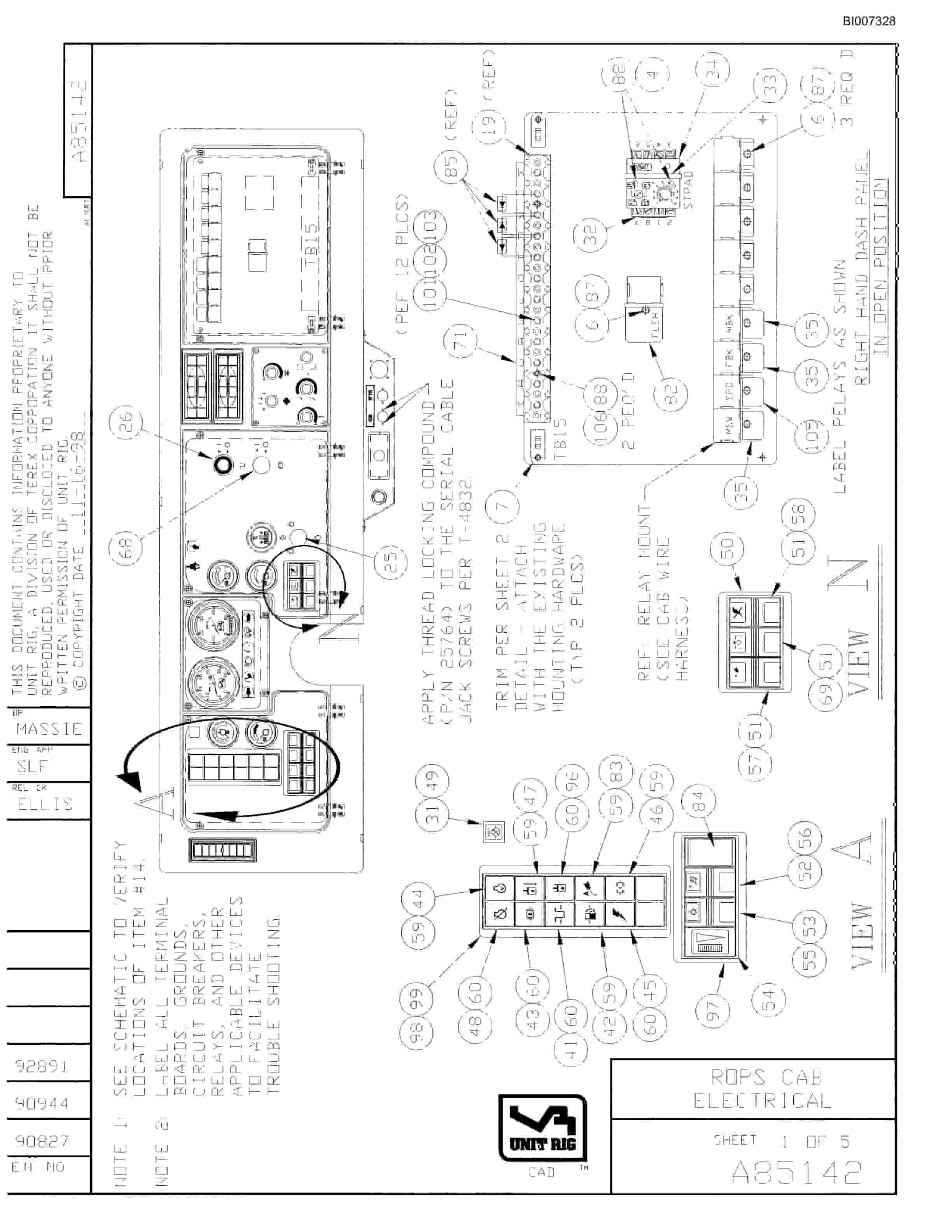 Bucyrus MT-4400AC Parts Catalog BI007328-2