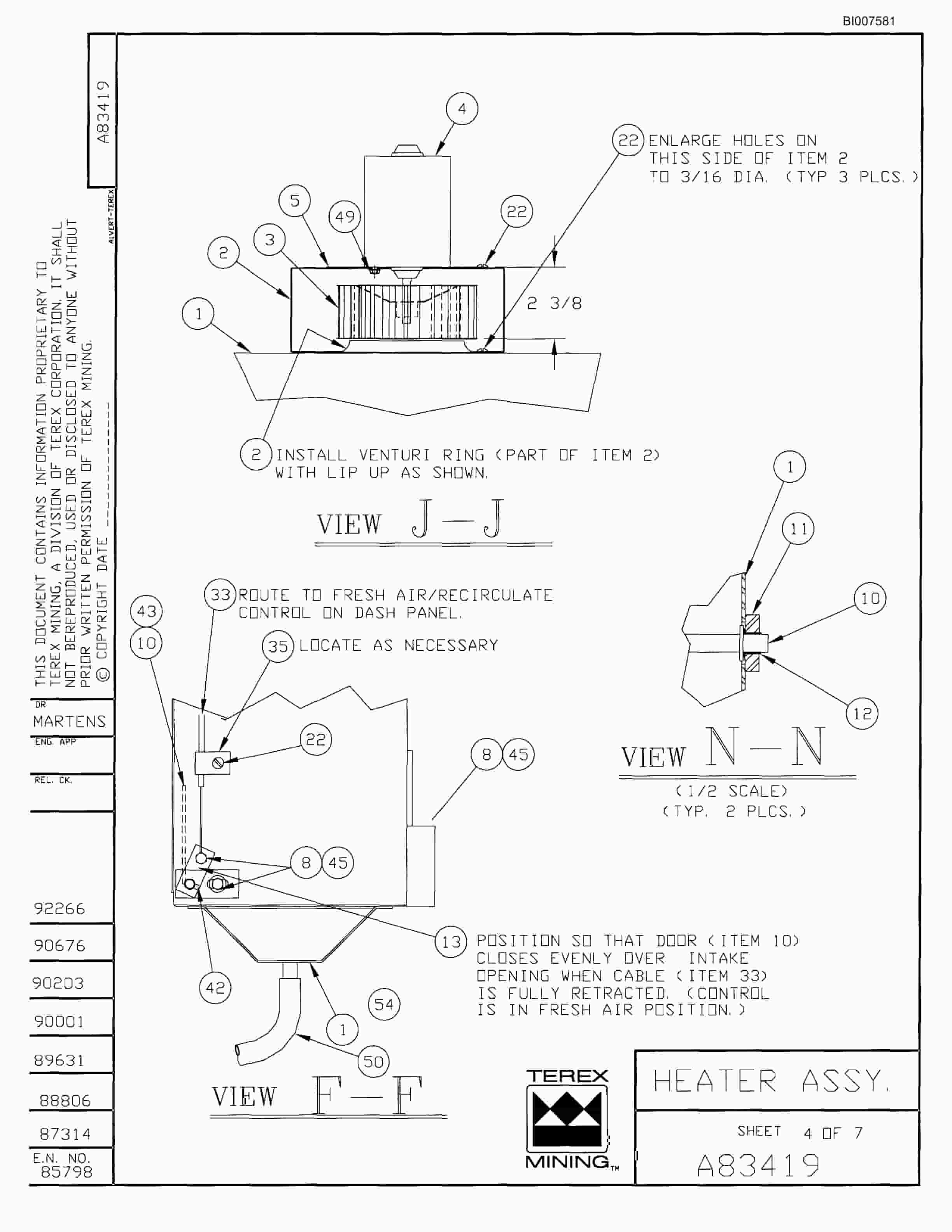 Bucyrus MT-4400AC Parts Catalog BI007581-2