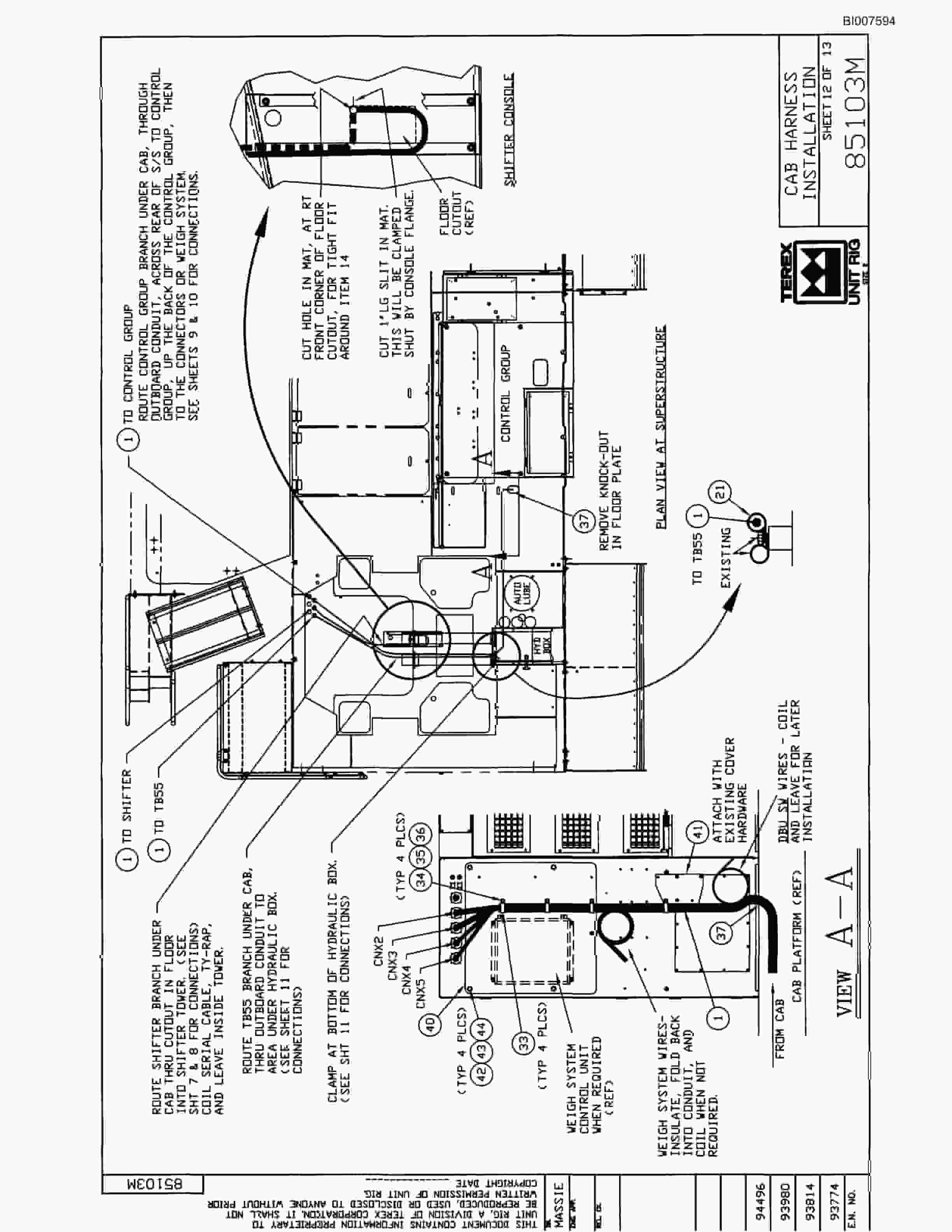 Bucyrus MT-4400AC Parts Catalog BI007594-2