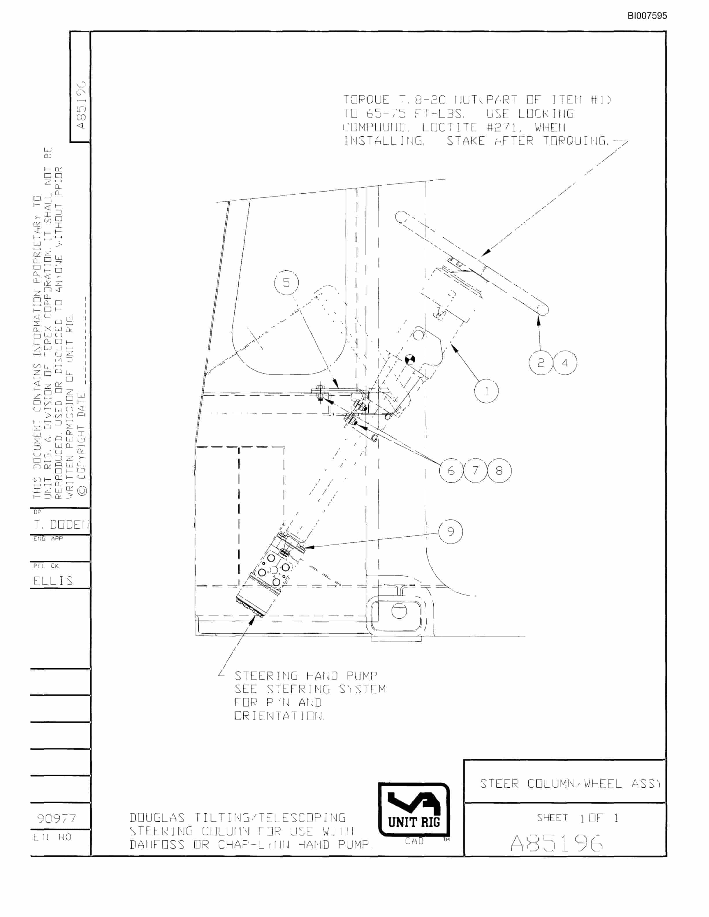 Bucyrus MT-4400AC Parts Catalog BI007595-2