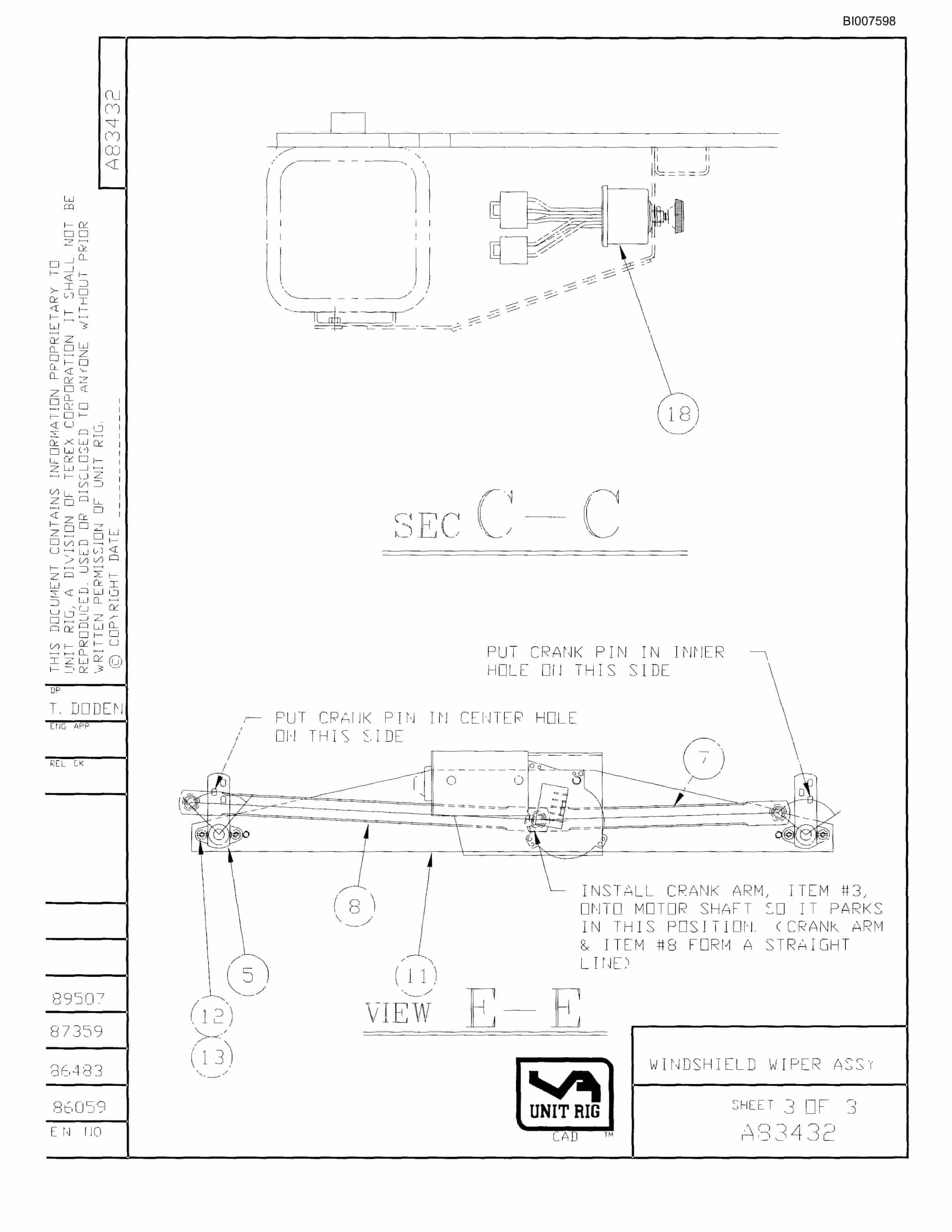 Bucyrus MT-4400AC Parts Catalog BI007598-2