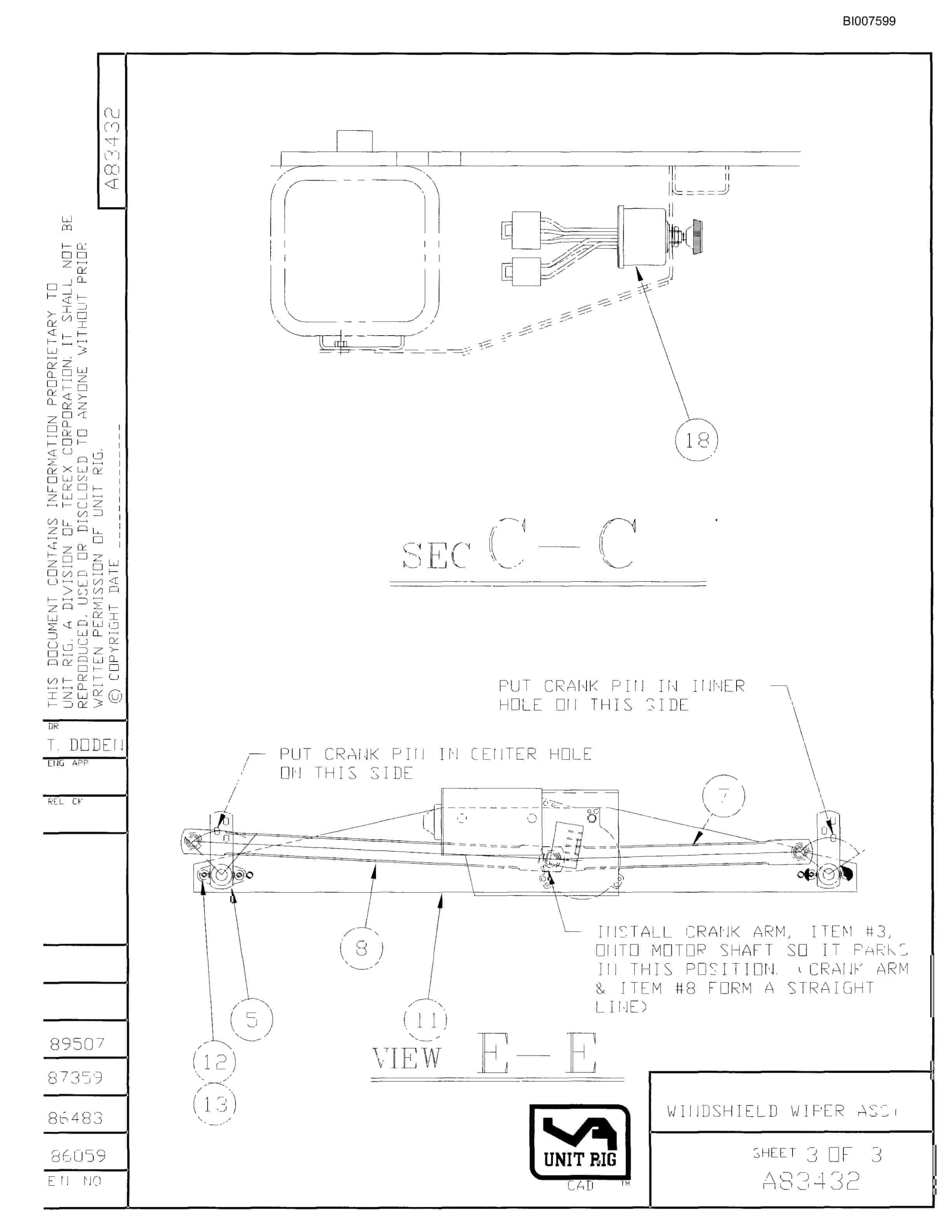 Bucyrus MT-4400AC Parts Catalog BI007599-2
