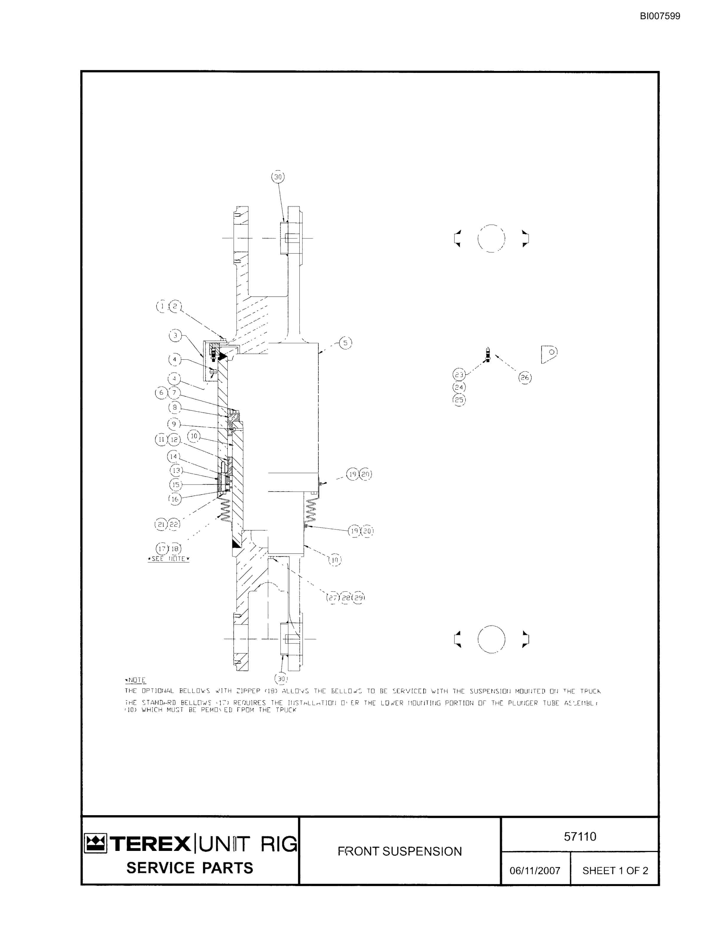 Bucyrus MT-4400AC Parts Catalog BI007599-5