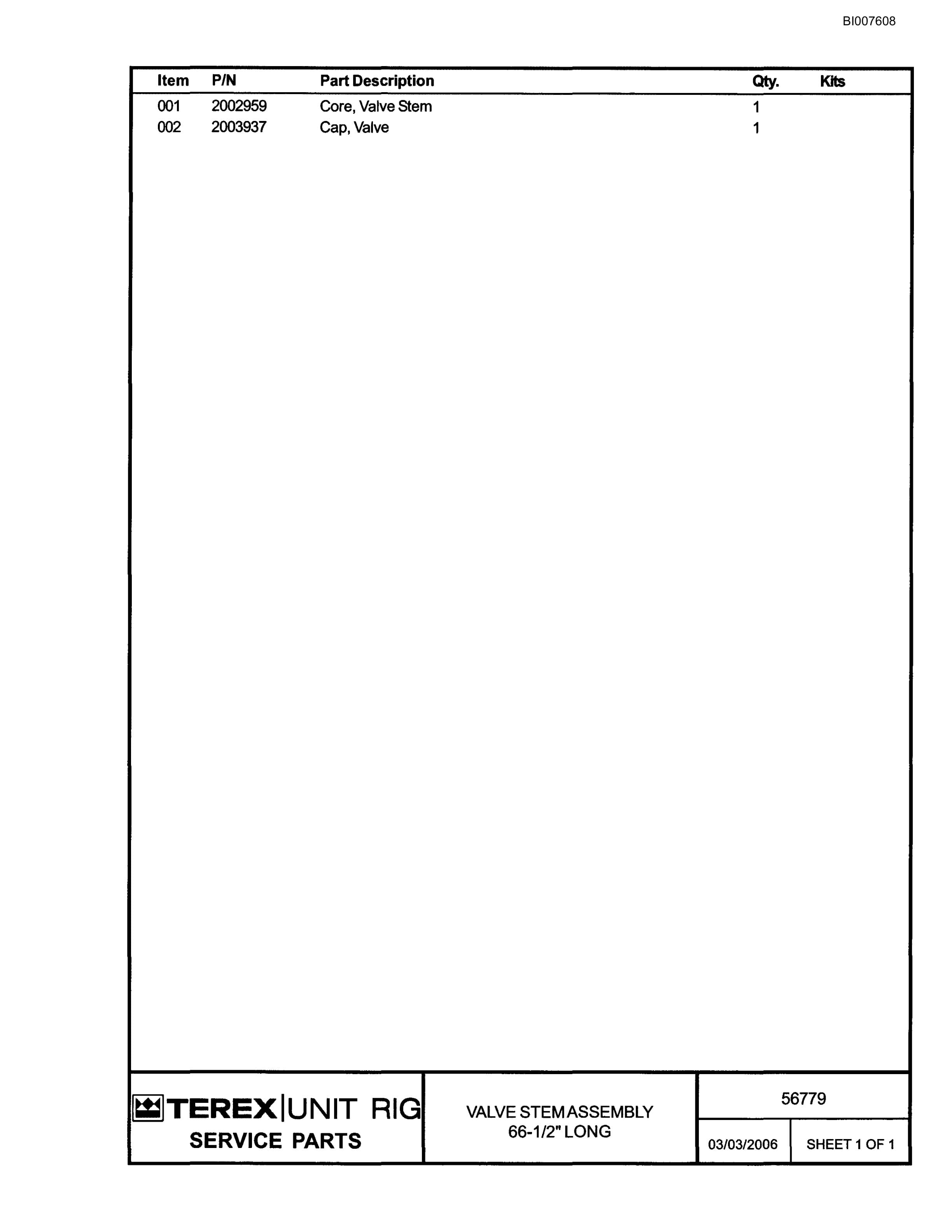 Bucyrus MT-4400AC Parts Catalog BI007608-5