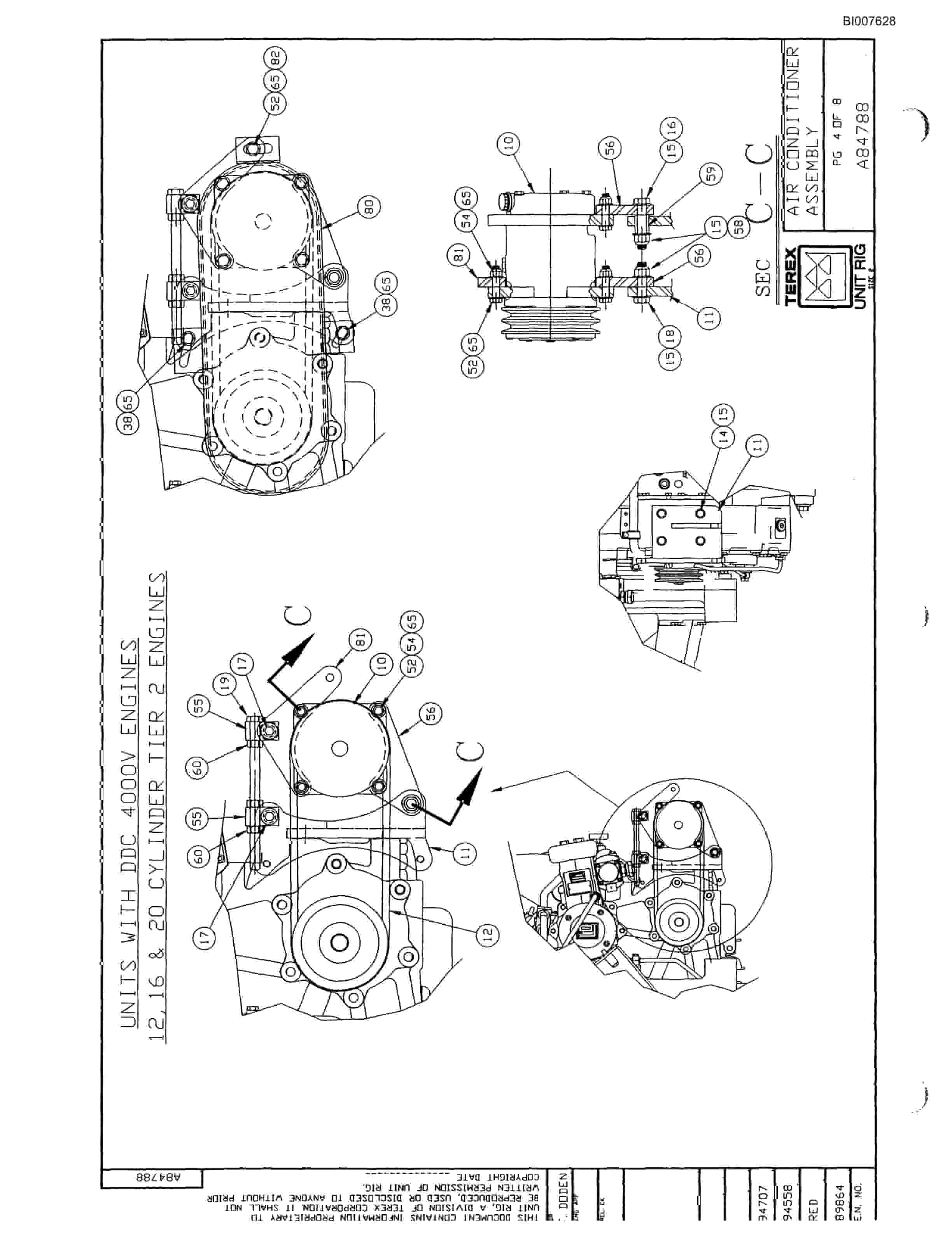 Bucyrus MT-4400AC Parts Catalog BI007628-2