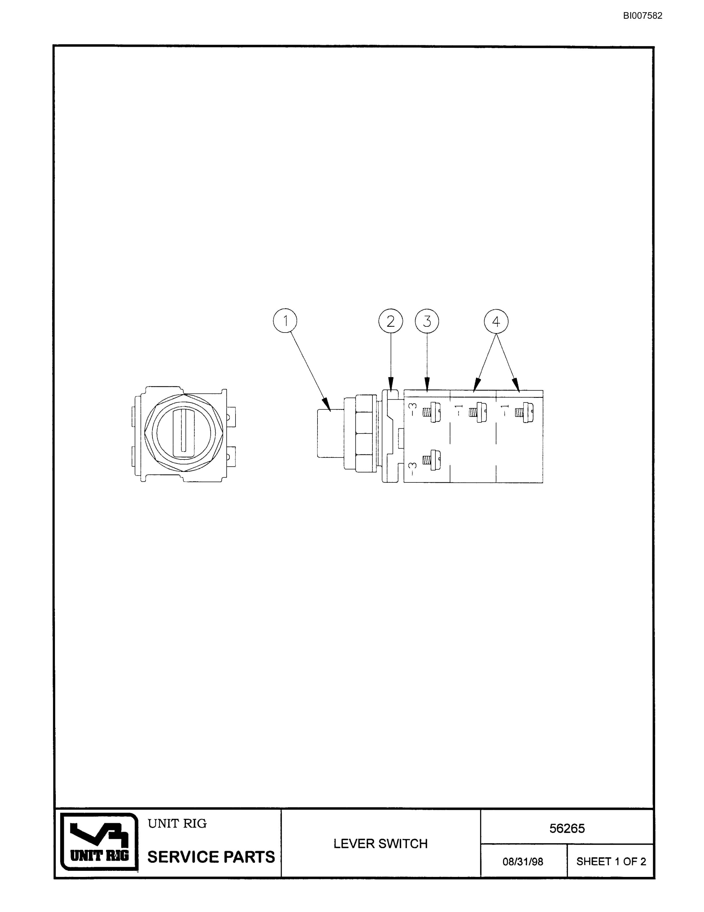 Bucyrus MT-5500 Parts Catalog BI007582-5