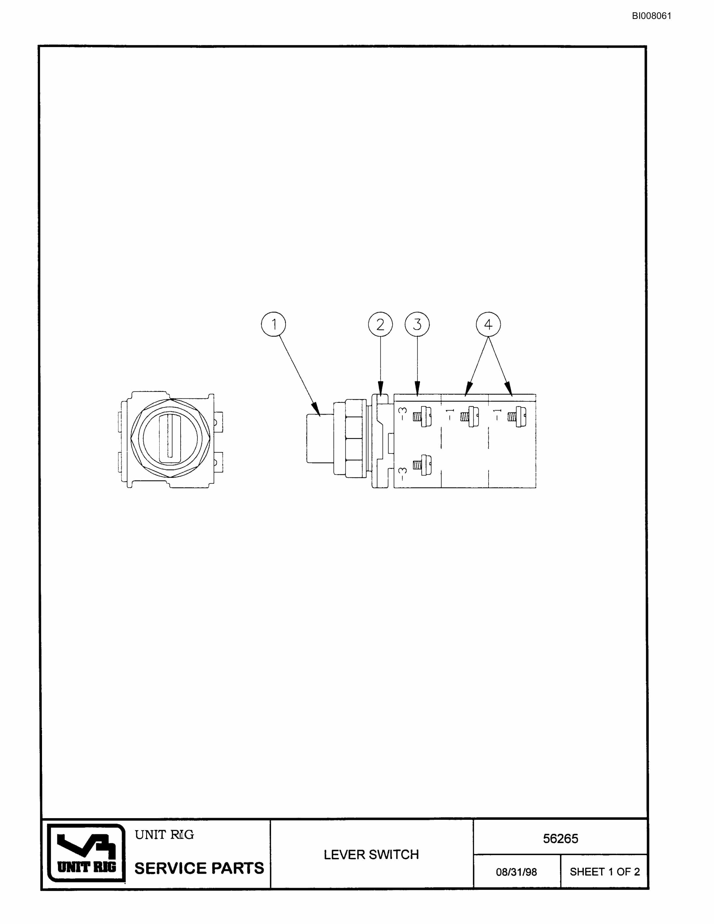 Bucyrus MT-5500 Parts Catalog BI008061-5