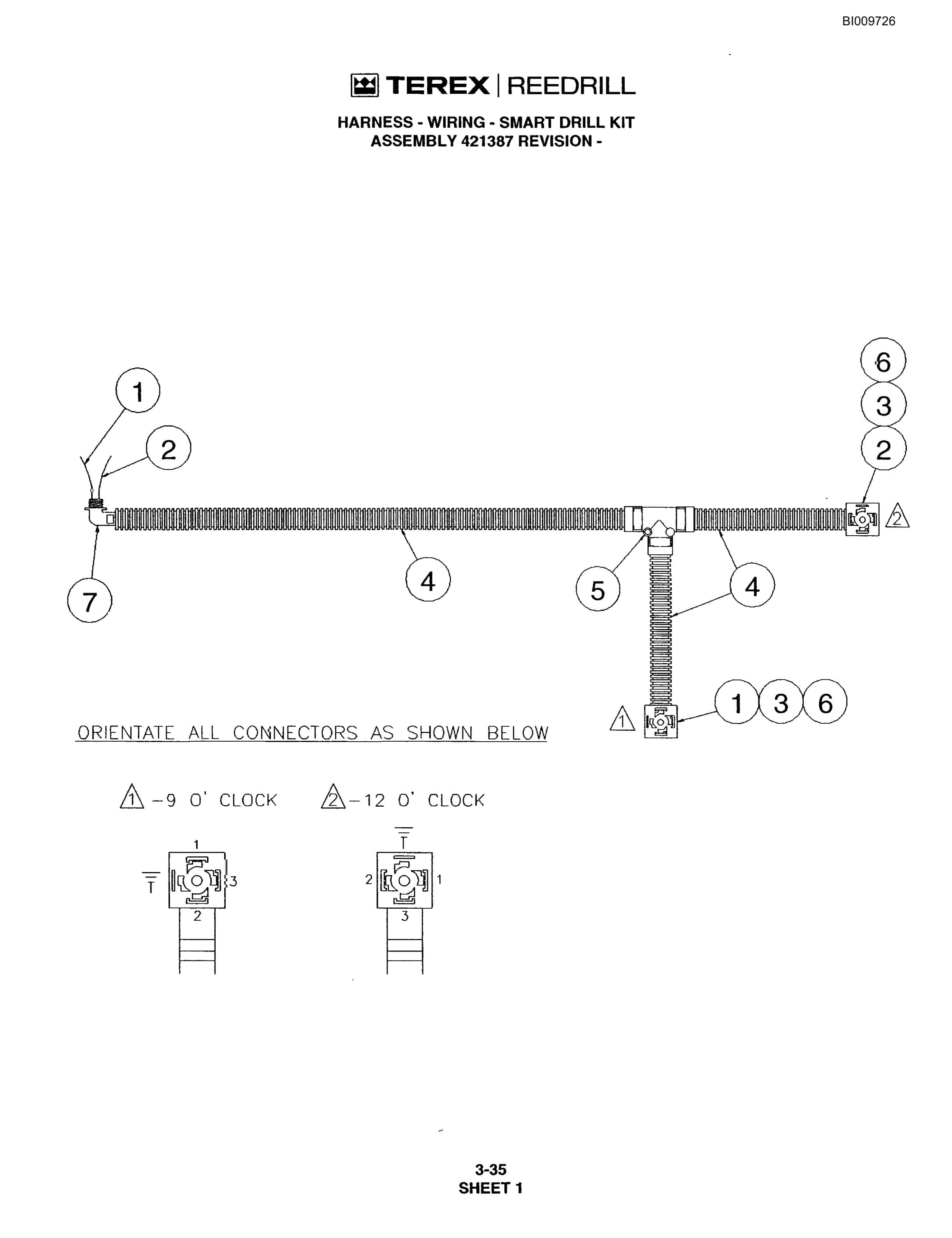 Bucyrus R20C Track Drill Parts Catalog BI009726-2