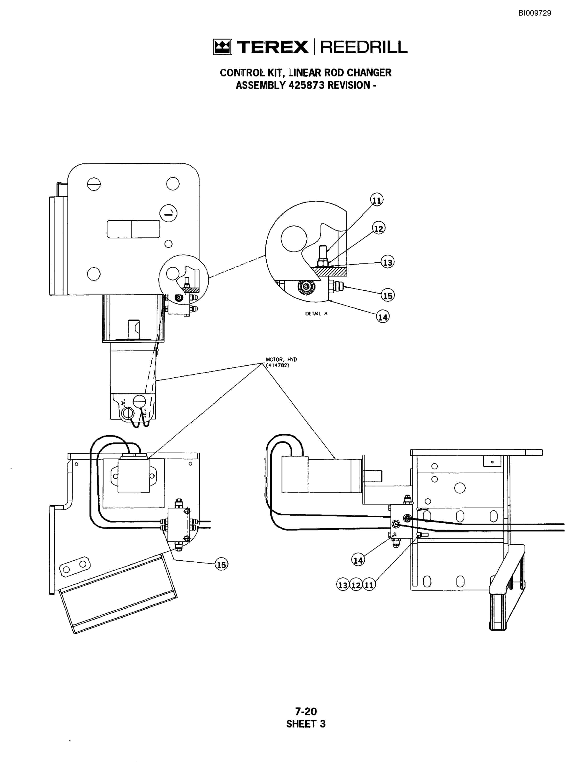 Bucyrus R20T-45 Parts Catalog BI009729-5