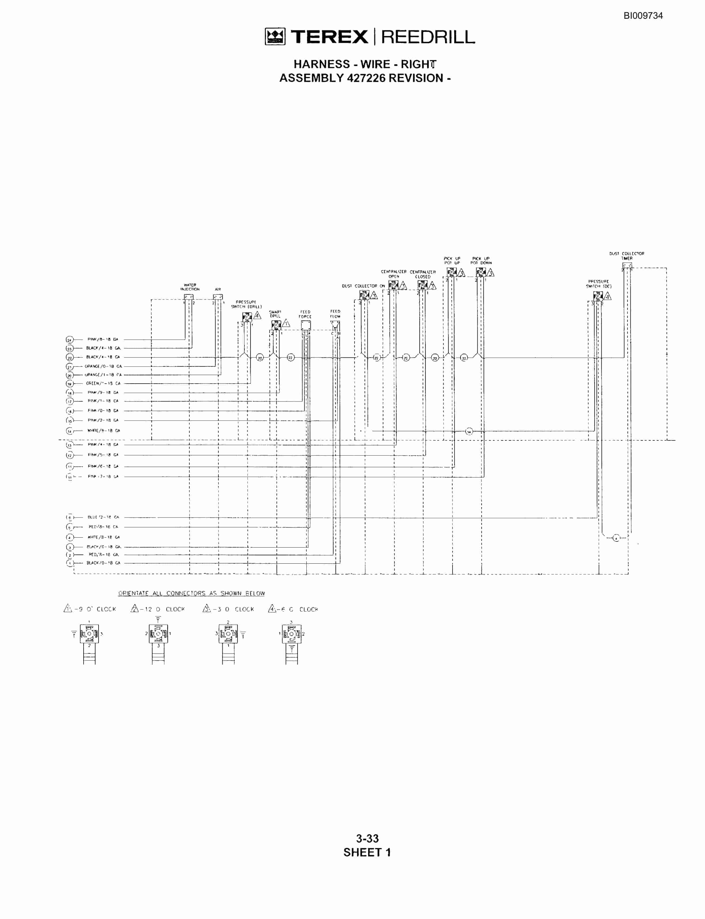 Bucyrus R20T-ATW Track Drill Parts Catalog BI009734-2
