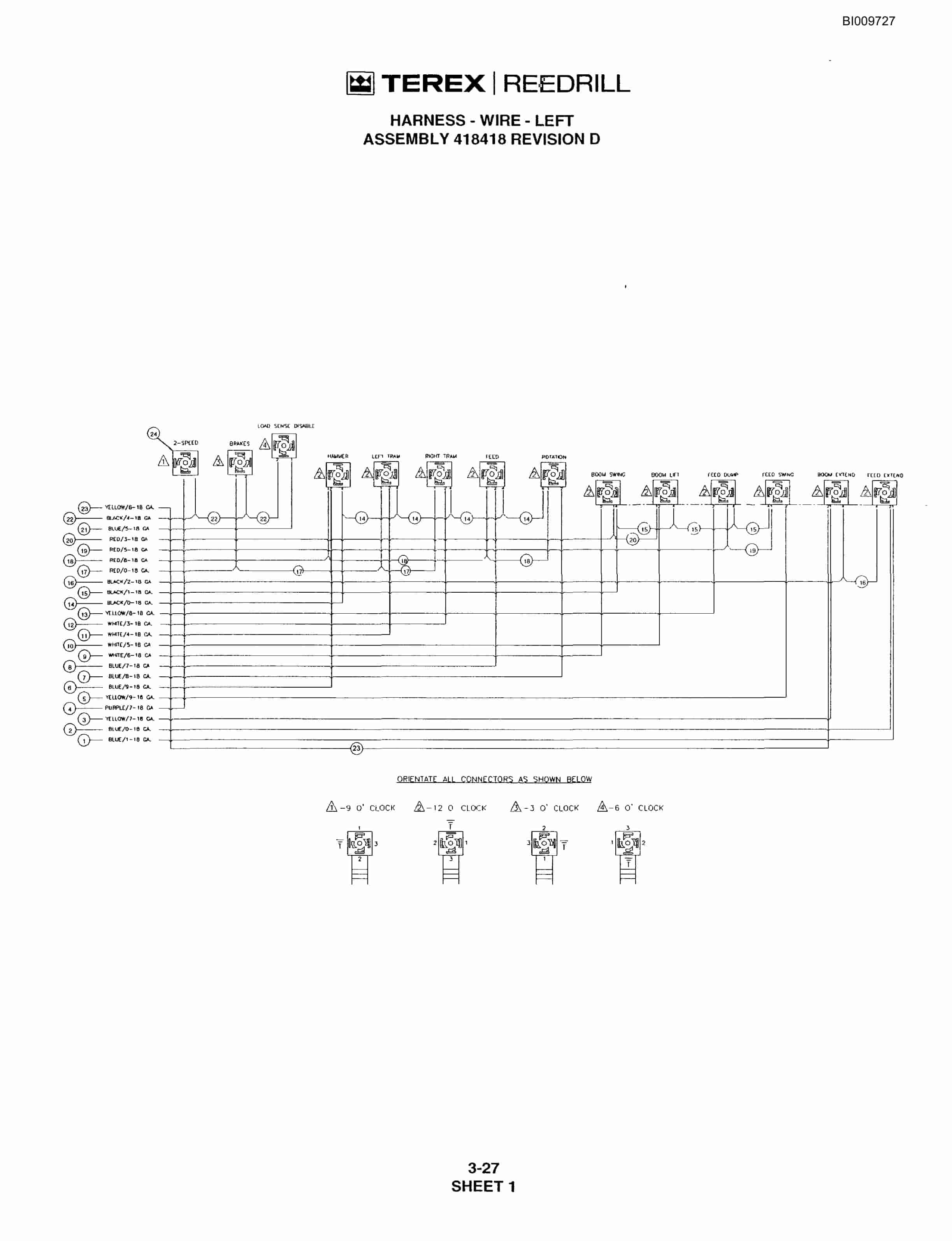 Bucyrus R20T Track Drill Parts Catalog BI009727-2