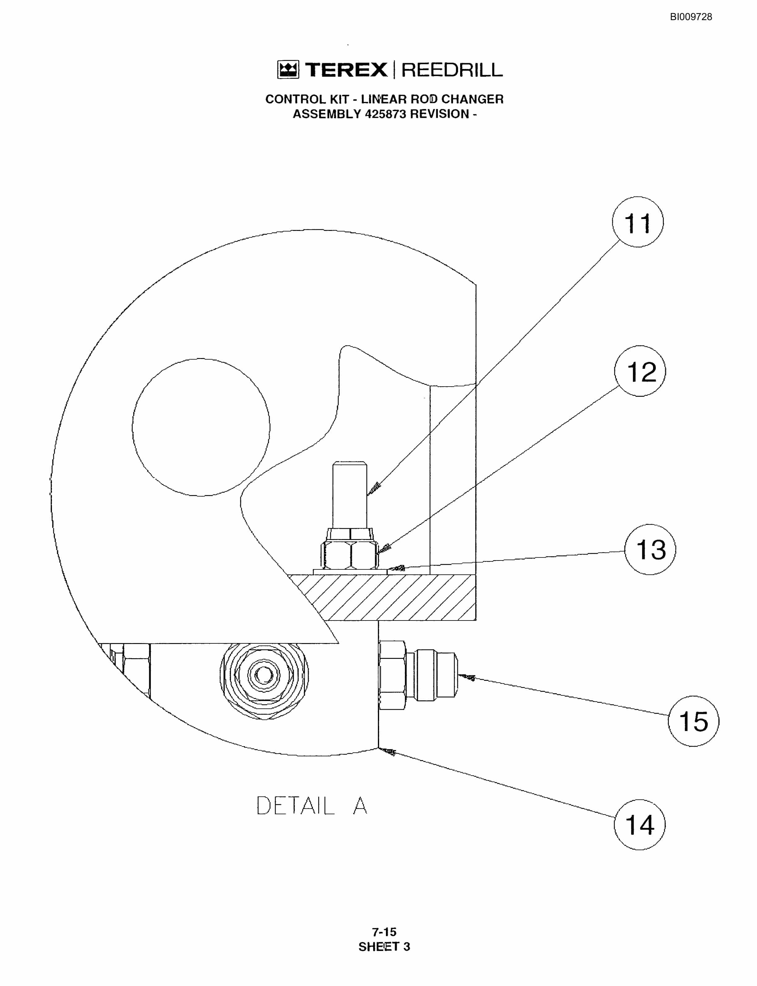 Bucyrus R20T Track Drill Parts Catalog BI009728-5