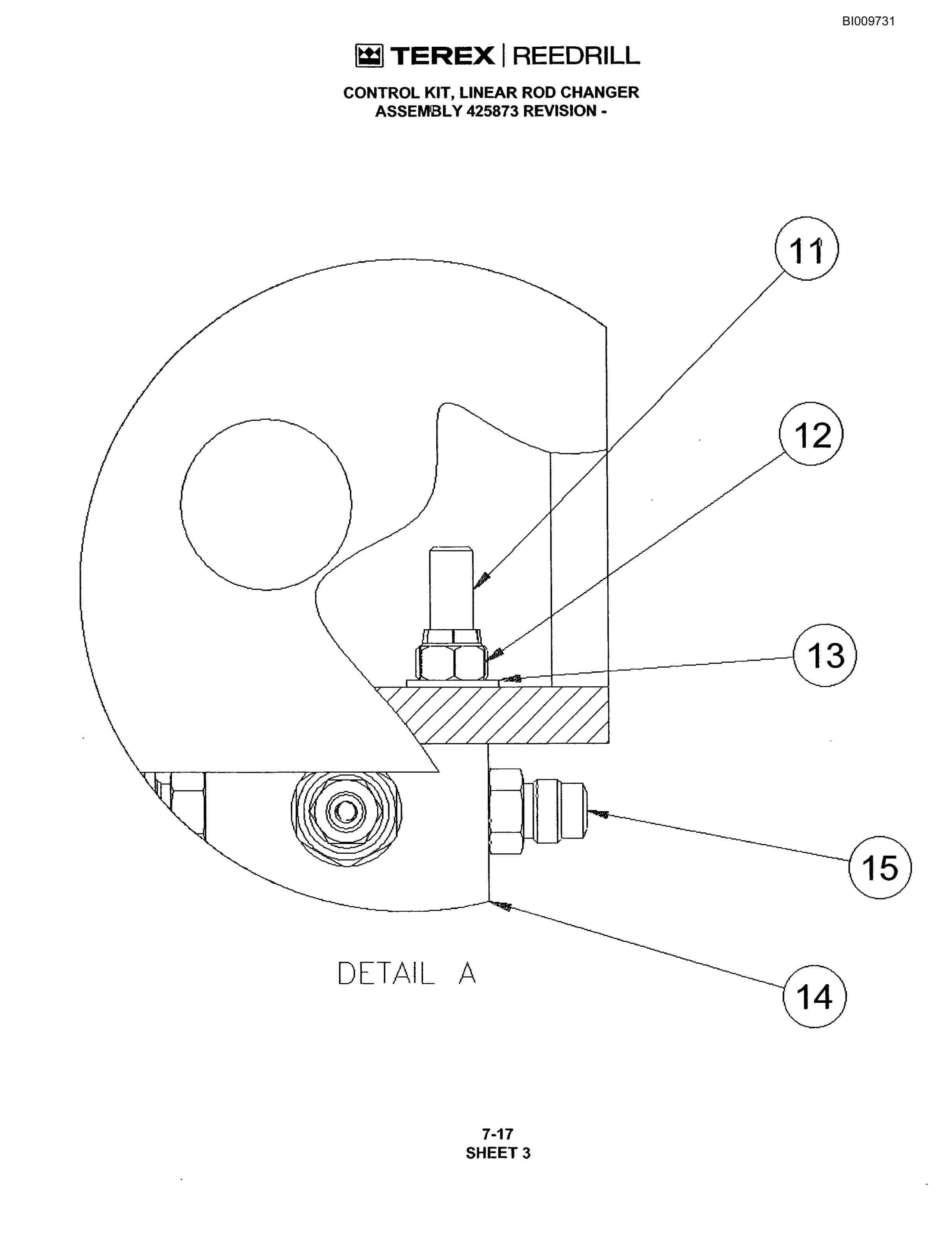 Bucyrus R20T Track Drill Parts Catalog BI009731-5