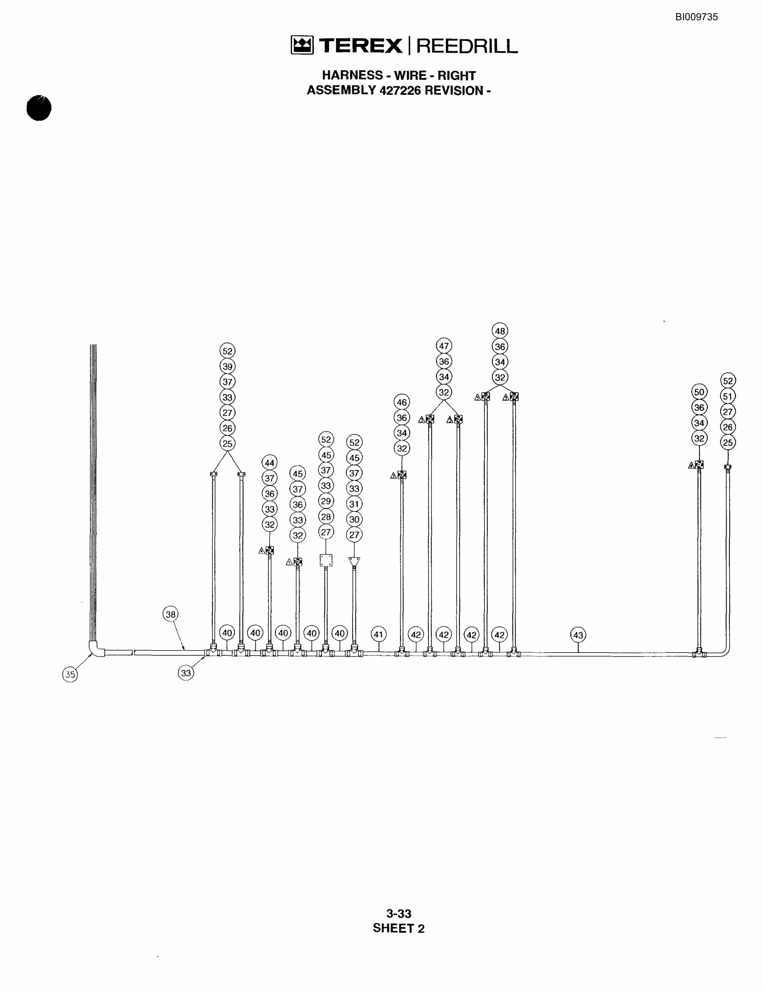 Bucyrus R20T Track Drill Parts Catalog BI009735-2