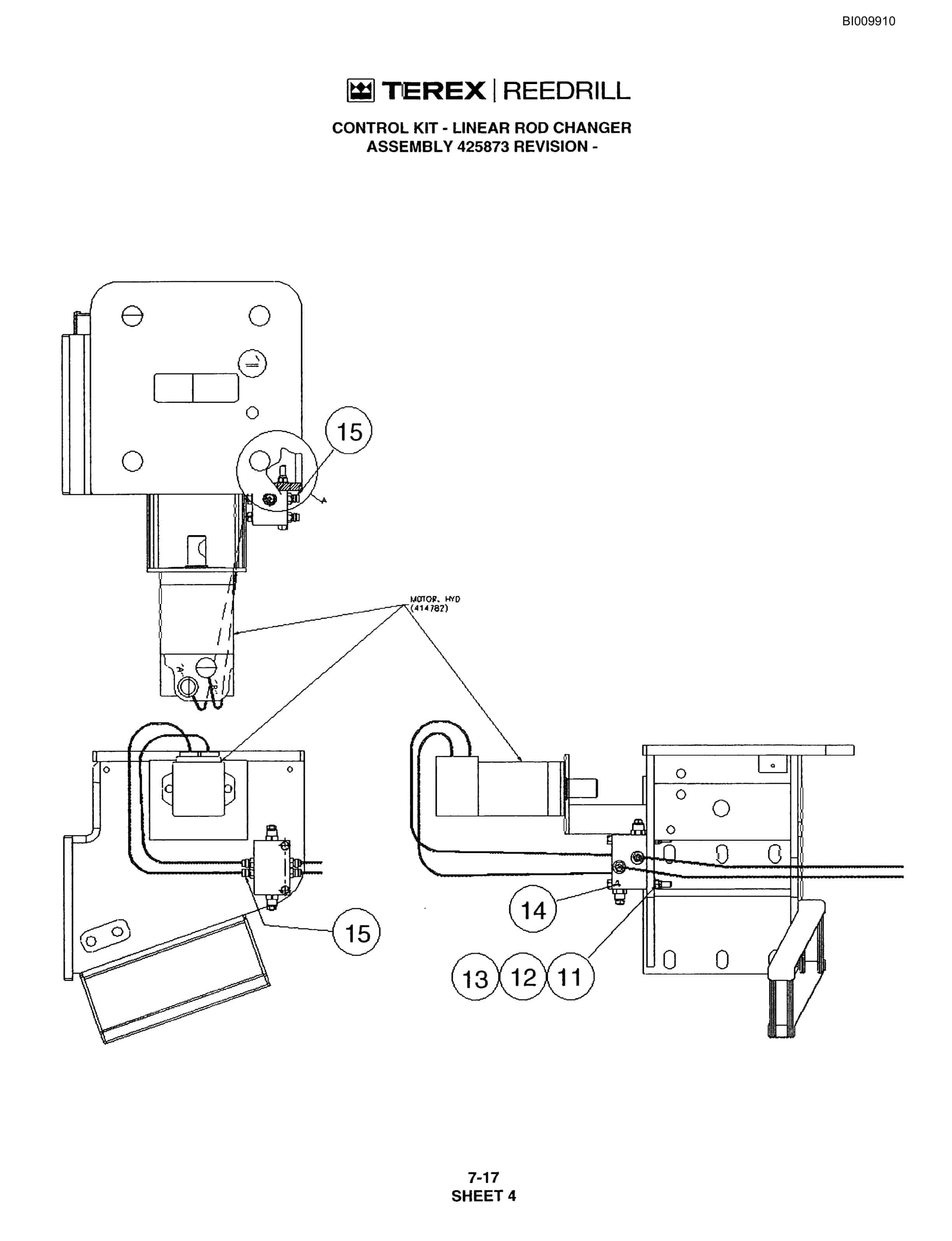 Bucyrus R20T Track Drill Parts Catalog BI009910-5