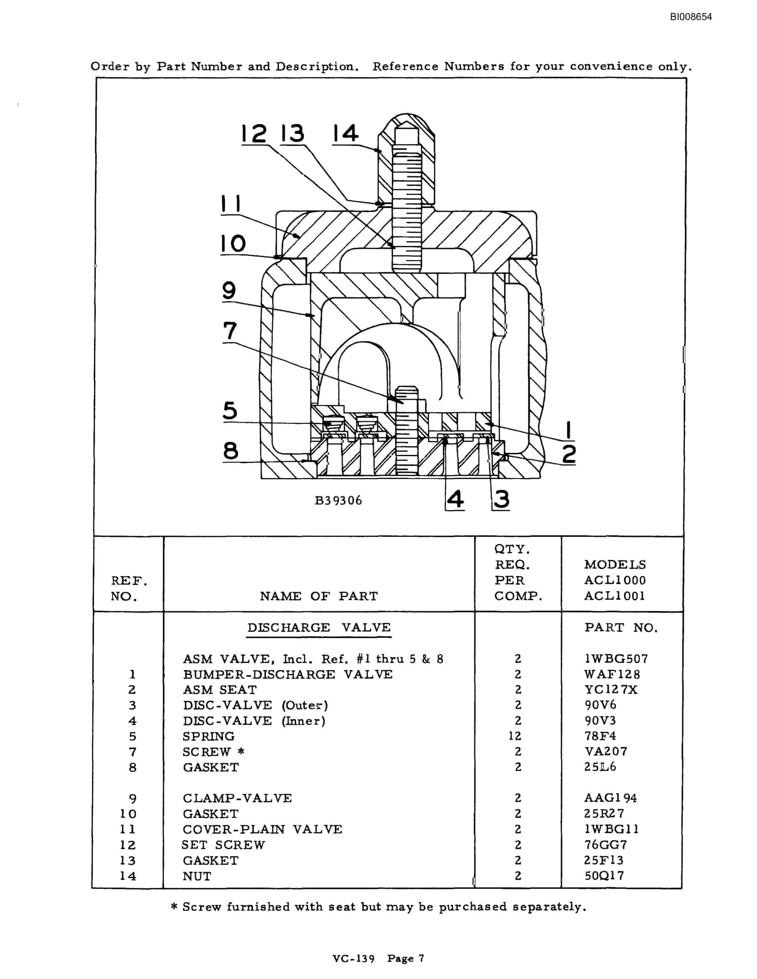 Bucyrus RDC-10 Rotary Blasthole Drill Parts Catalog BI008654-2