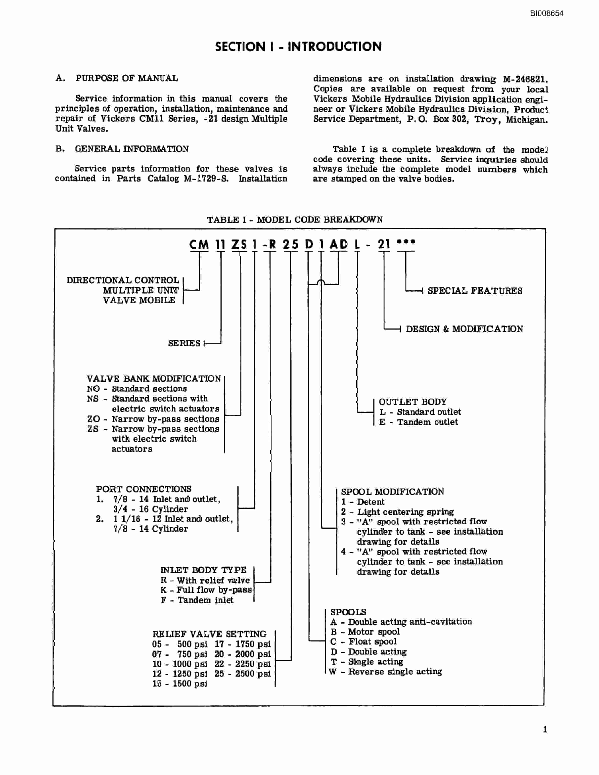 Bucyrus RDC-10 Rotary Blasthole Drill Parts Catalog BI008654-3