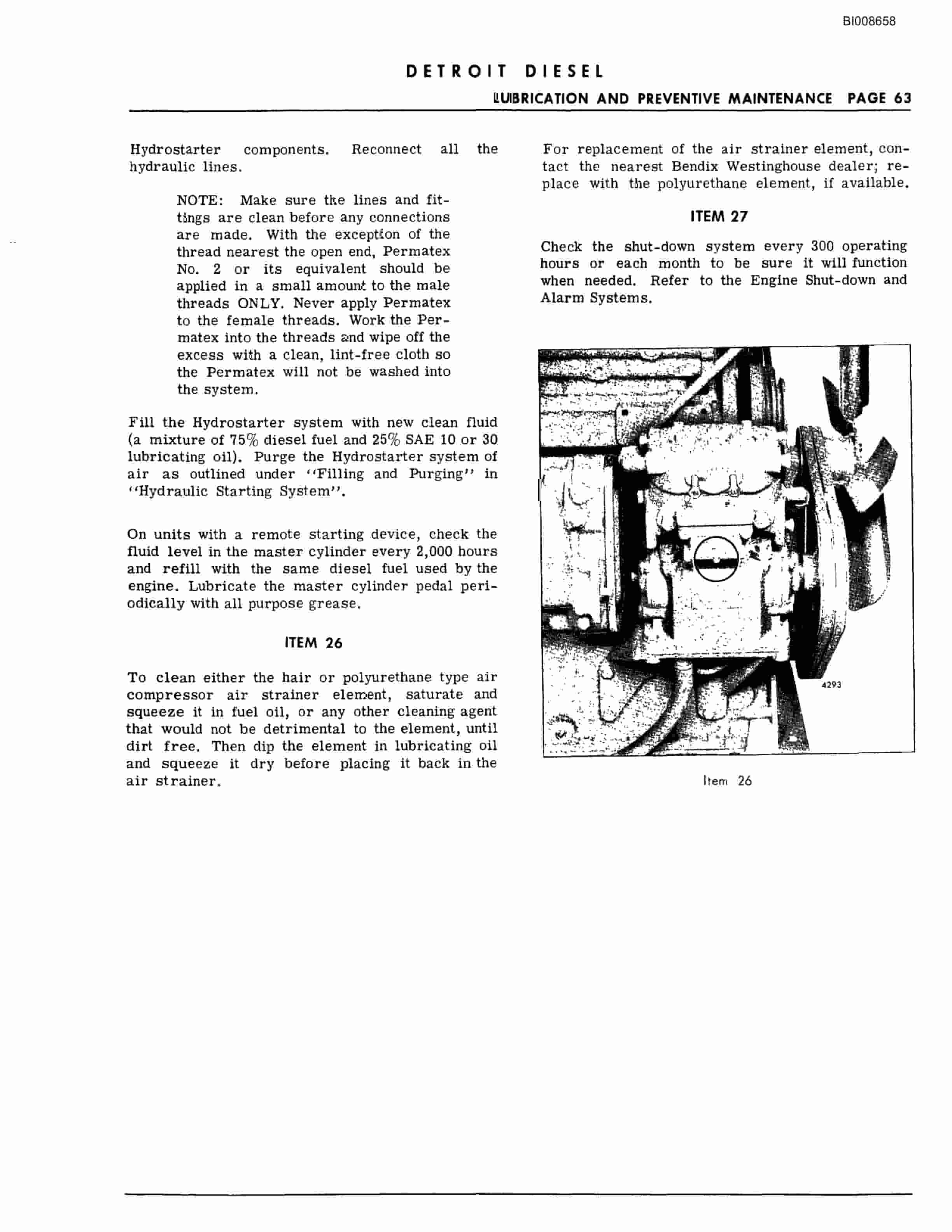 Bucyrus RDC-11B Parts Catalog BI008658-3