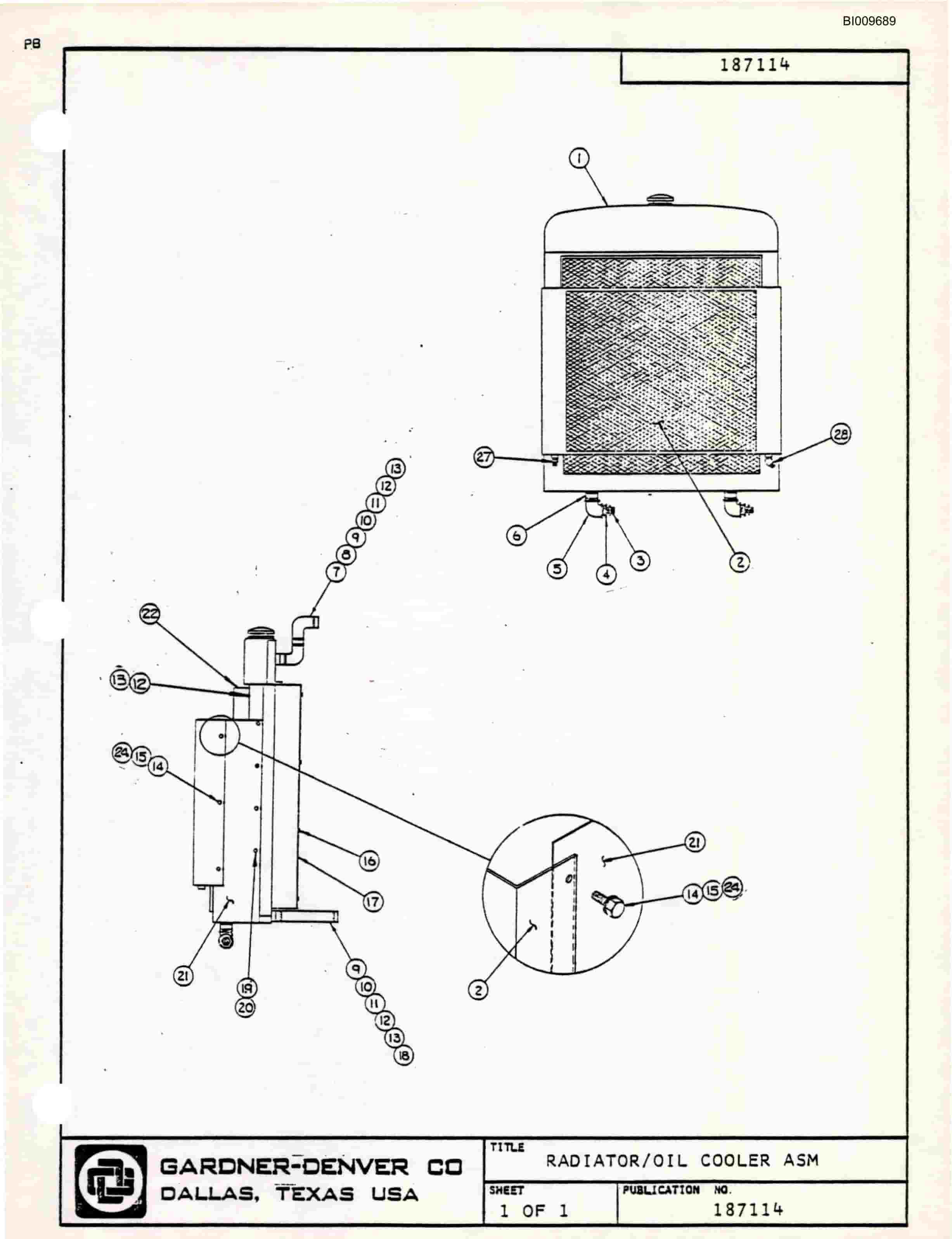 Bucyrus RDC-16-990 Parts Catalog BI009689-3