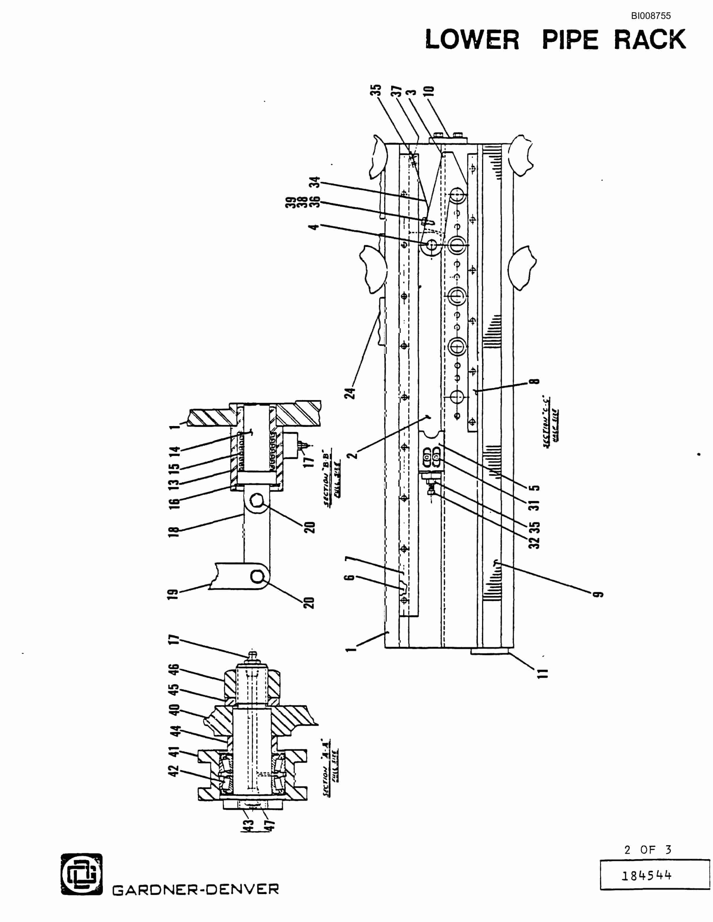 Bucyrus RDC-16 Parts Catalog BI008755-2