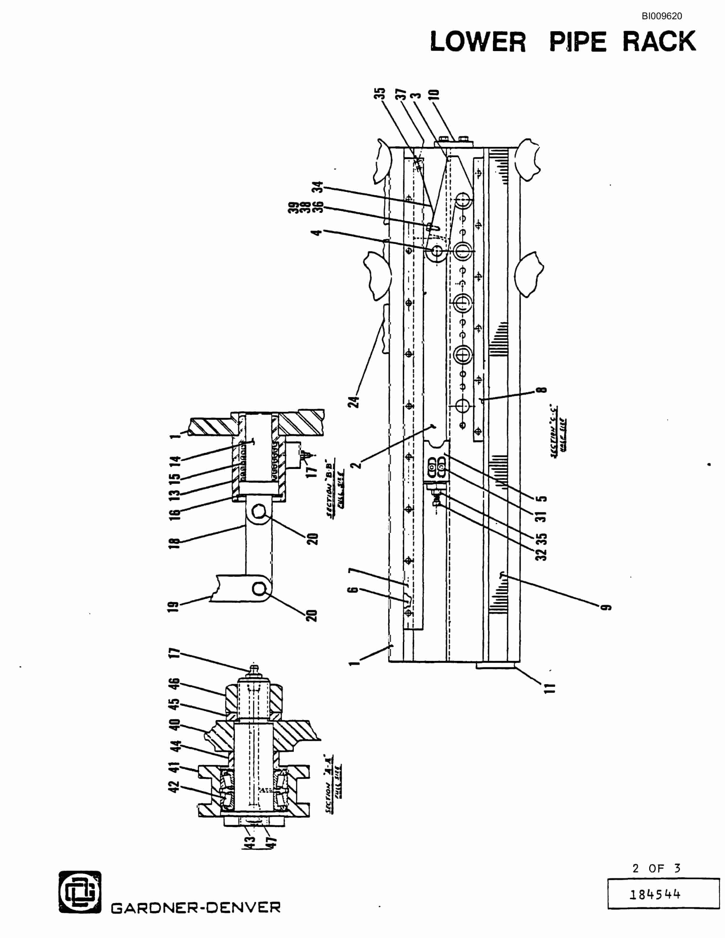 Bucyrus RDC-16 Parts Catalog BI009620-2