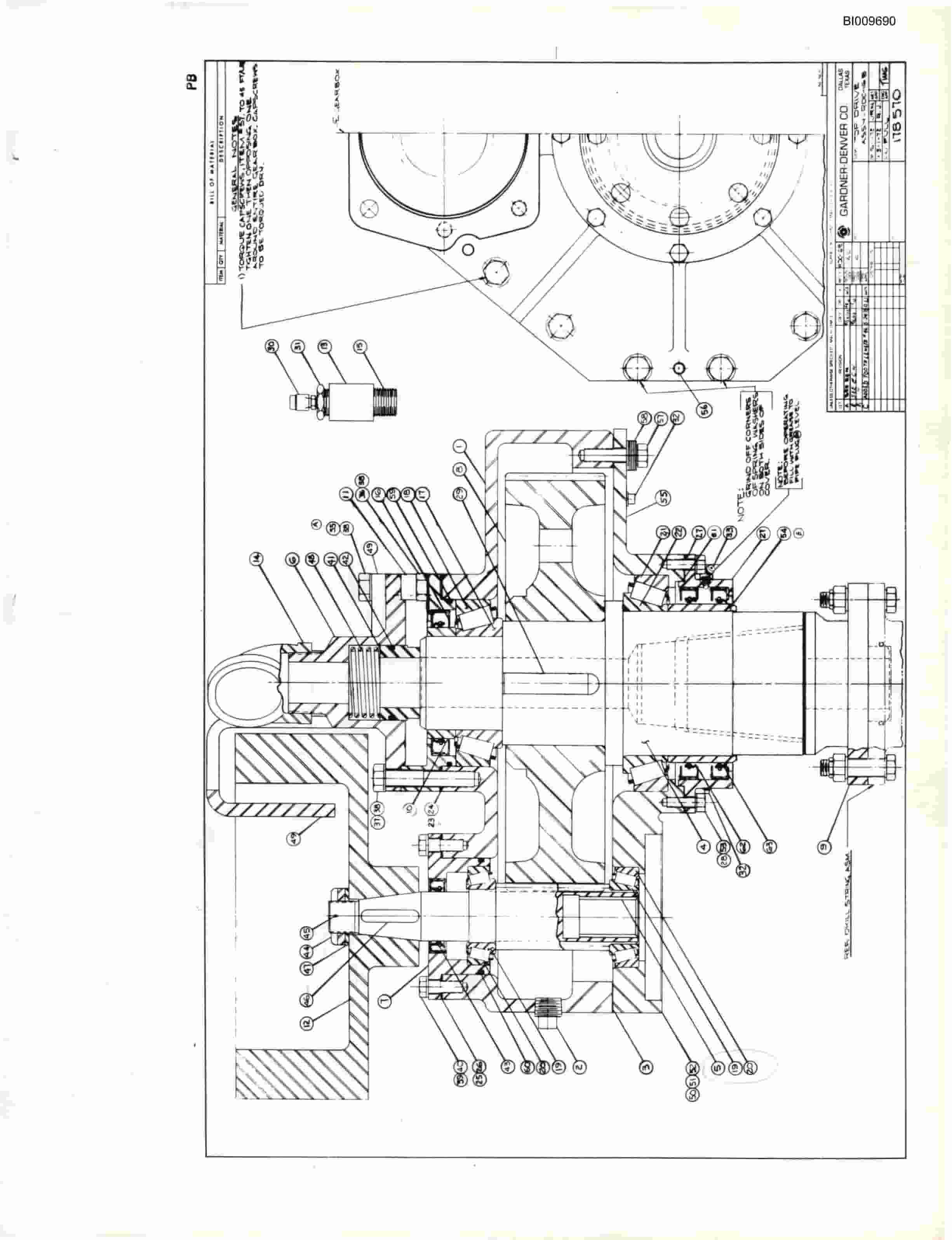 Bucyrus RDC-16 Parts Catalog BI009690-2