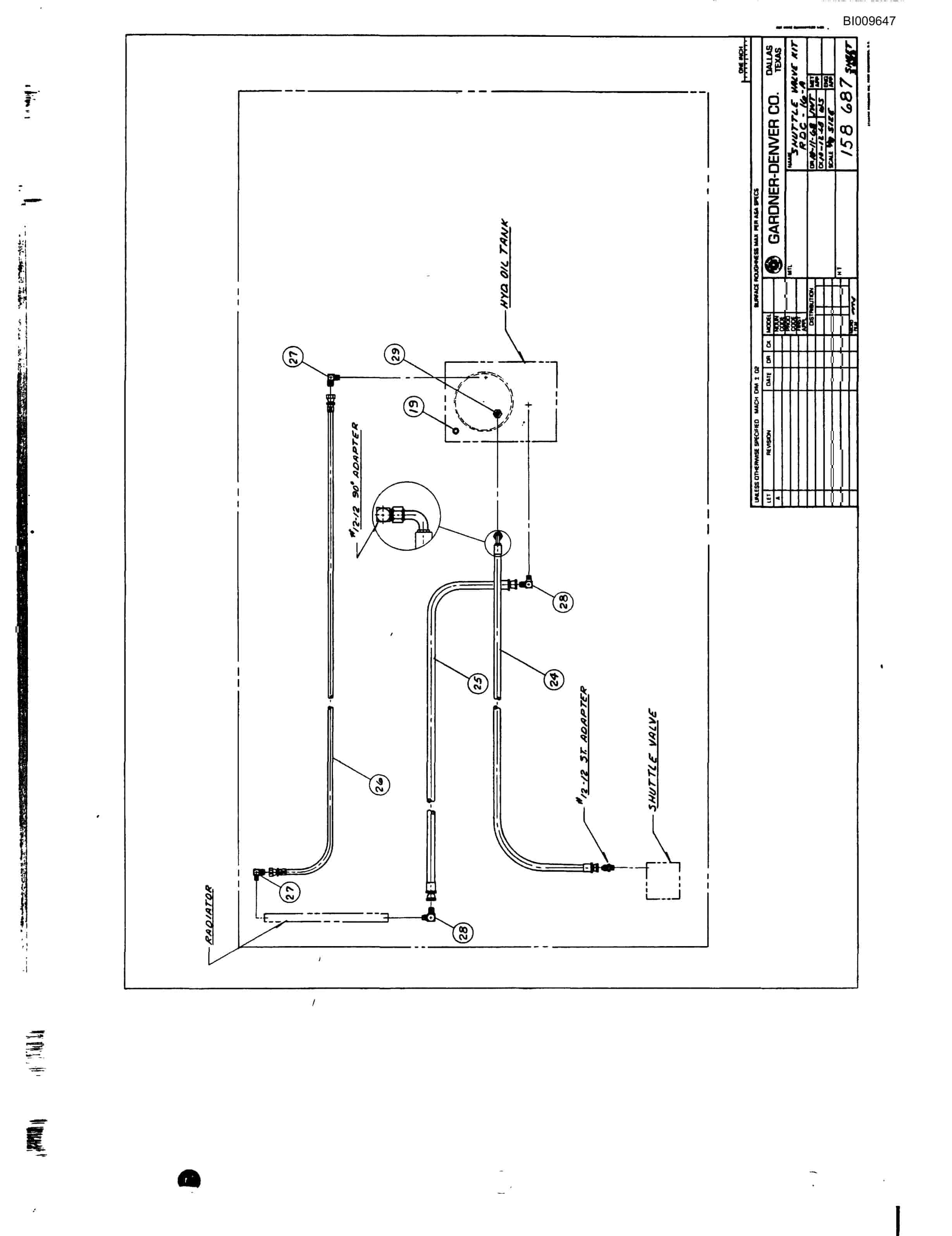 Bucyrus RDC-16A1 Parts Catalog BI009647-3