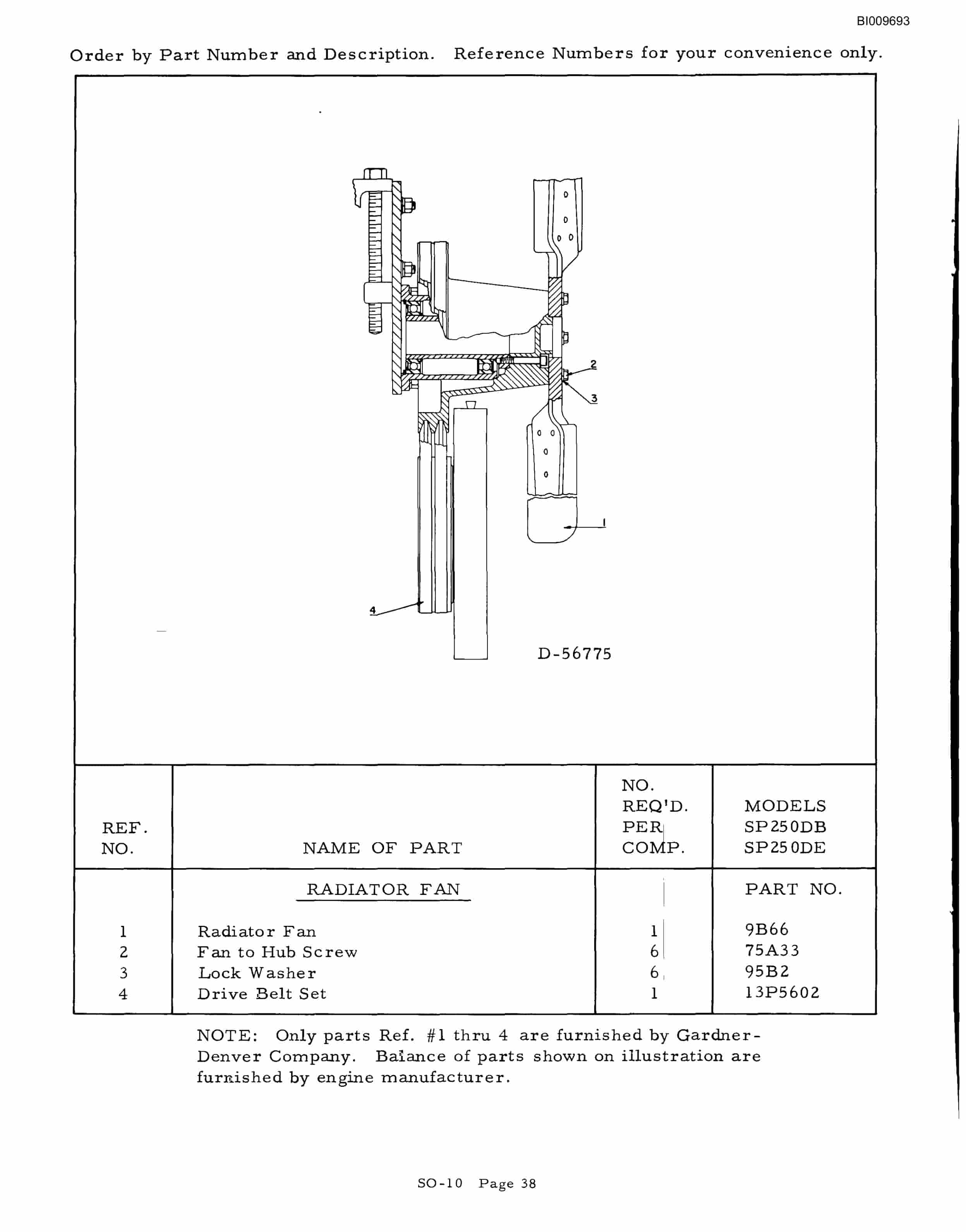 Bucyrus RDC-16A1 Parts Catalog BI009693-2