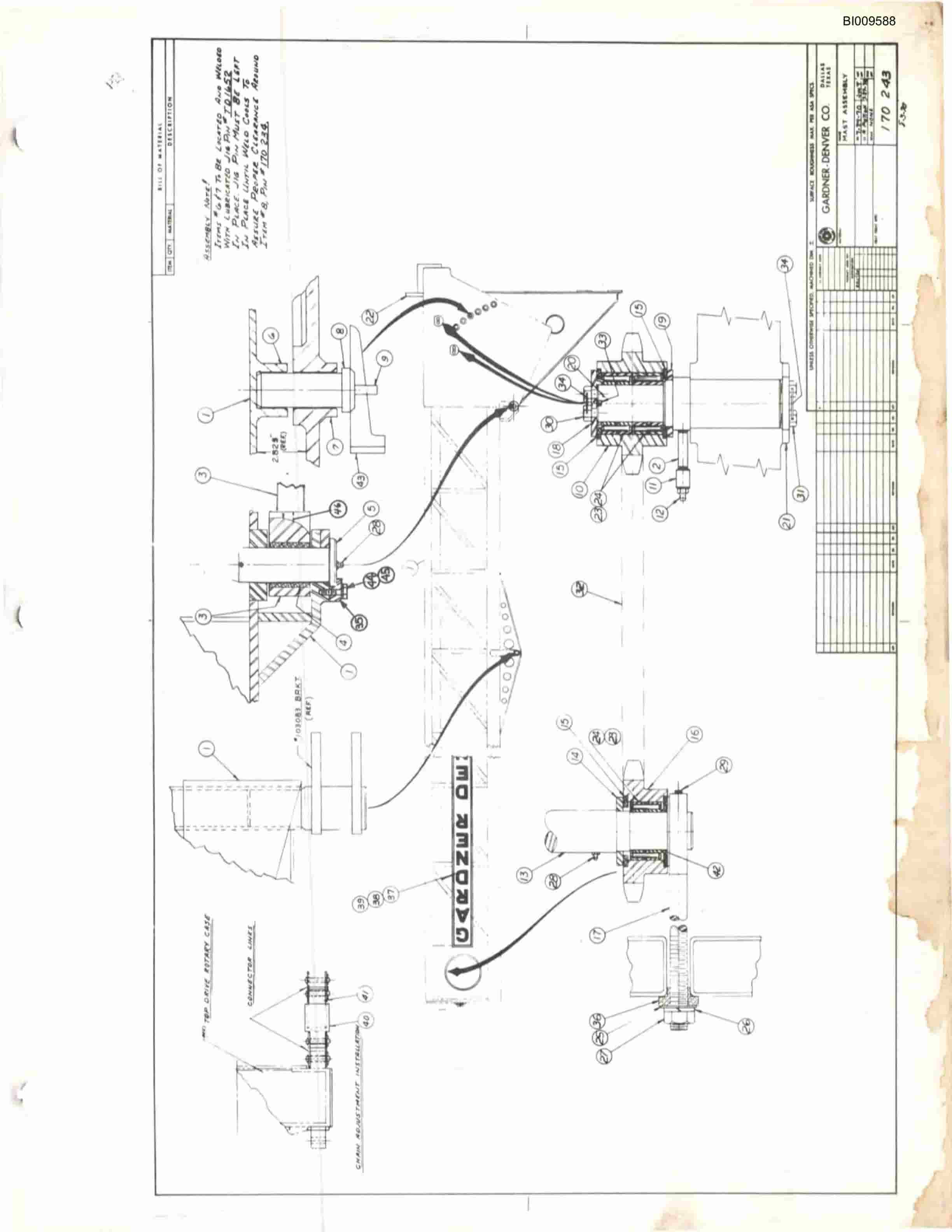 Bucyrus RDC-30-173 Parts Catalog BI009588-3