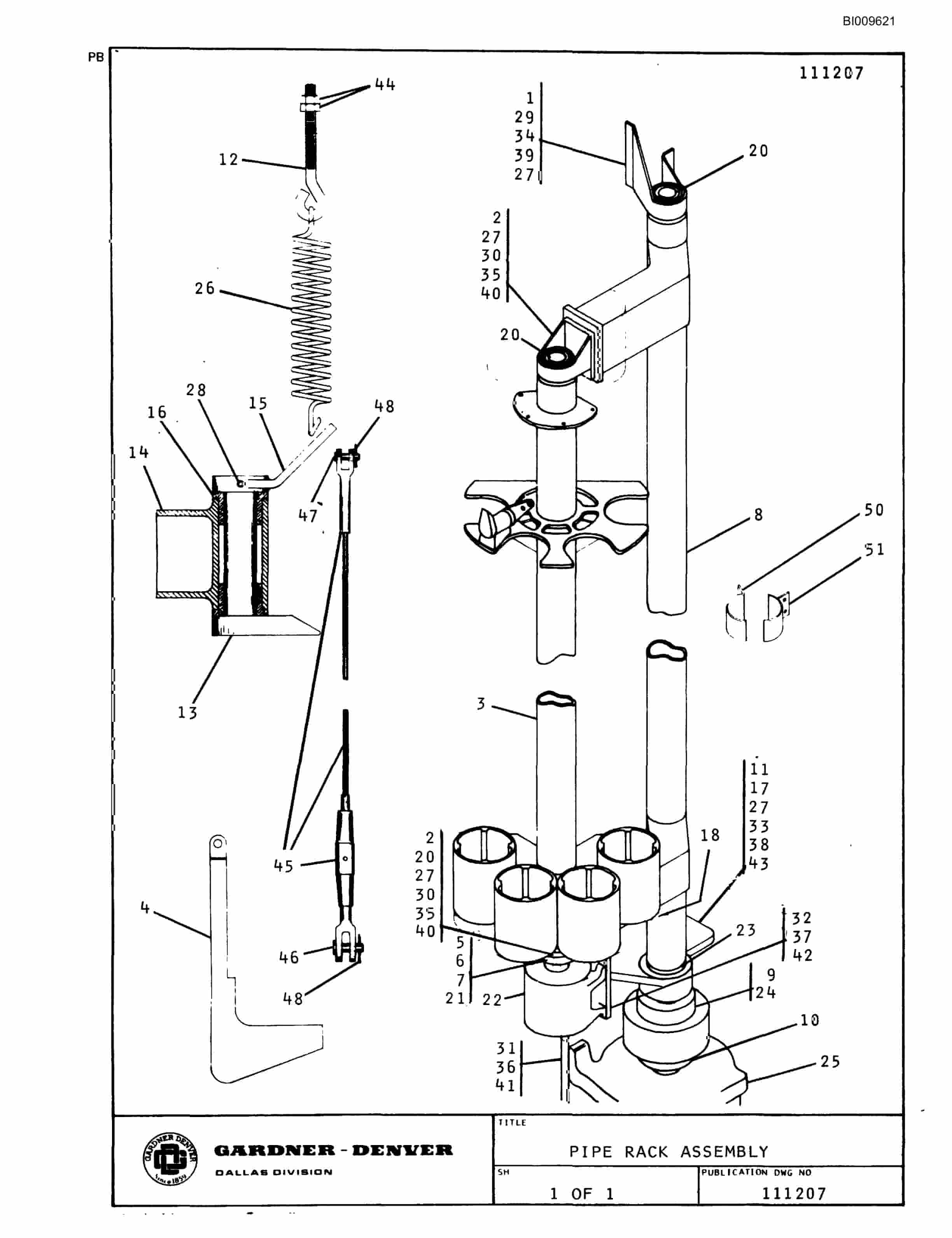 Bucyrus RDC-30-183 Parts Catalog BI009621-3